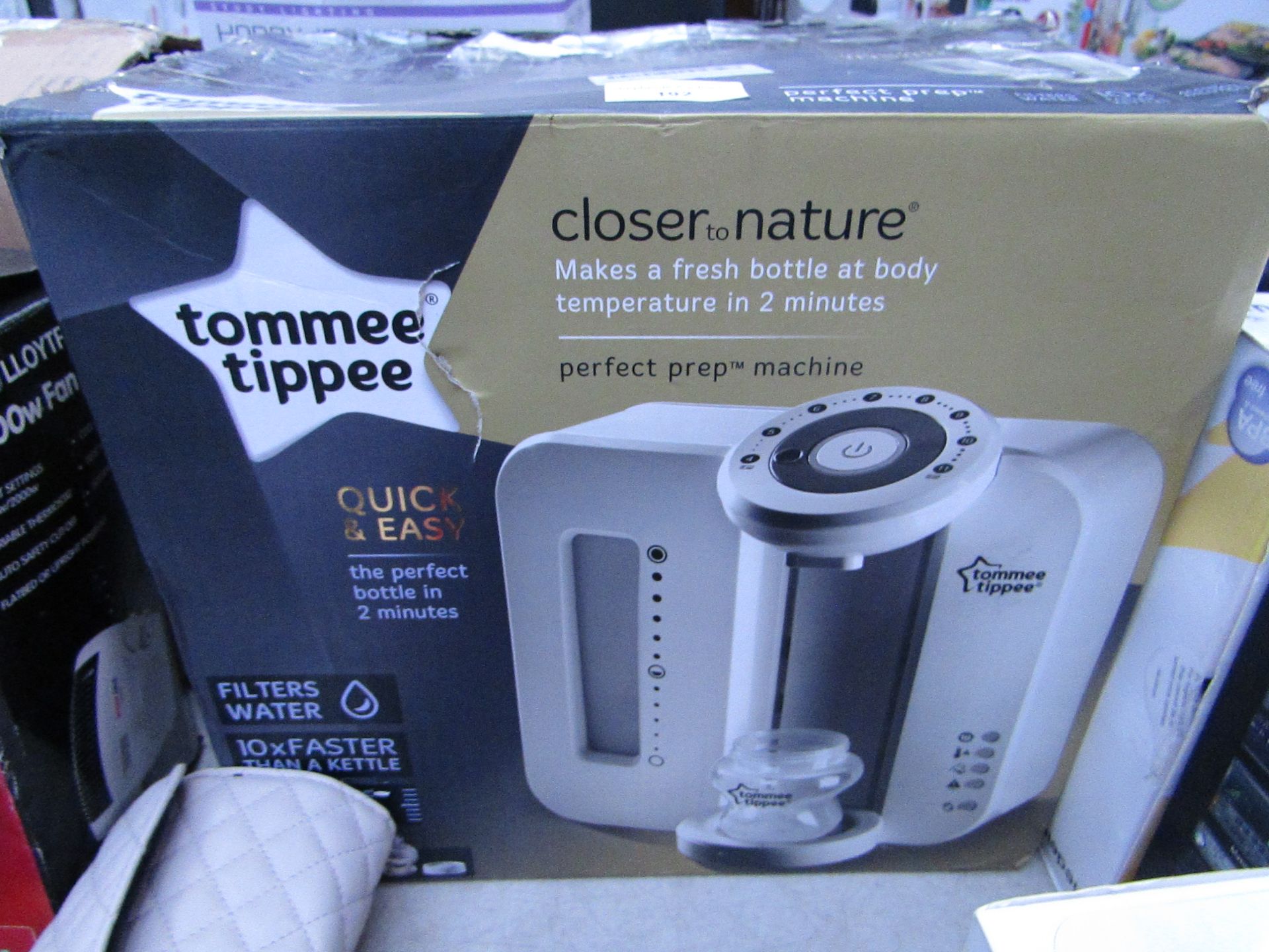 Tommee tippee perfect prep machine, unchecked and boxed.