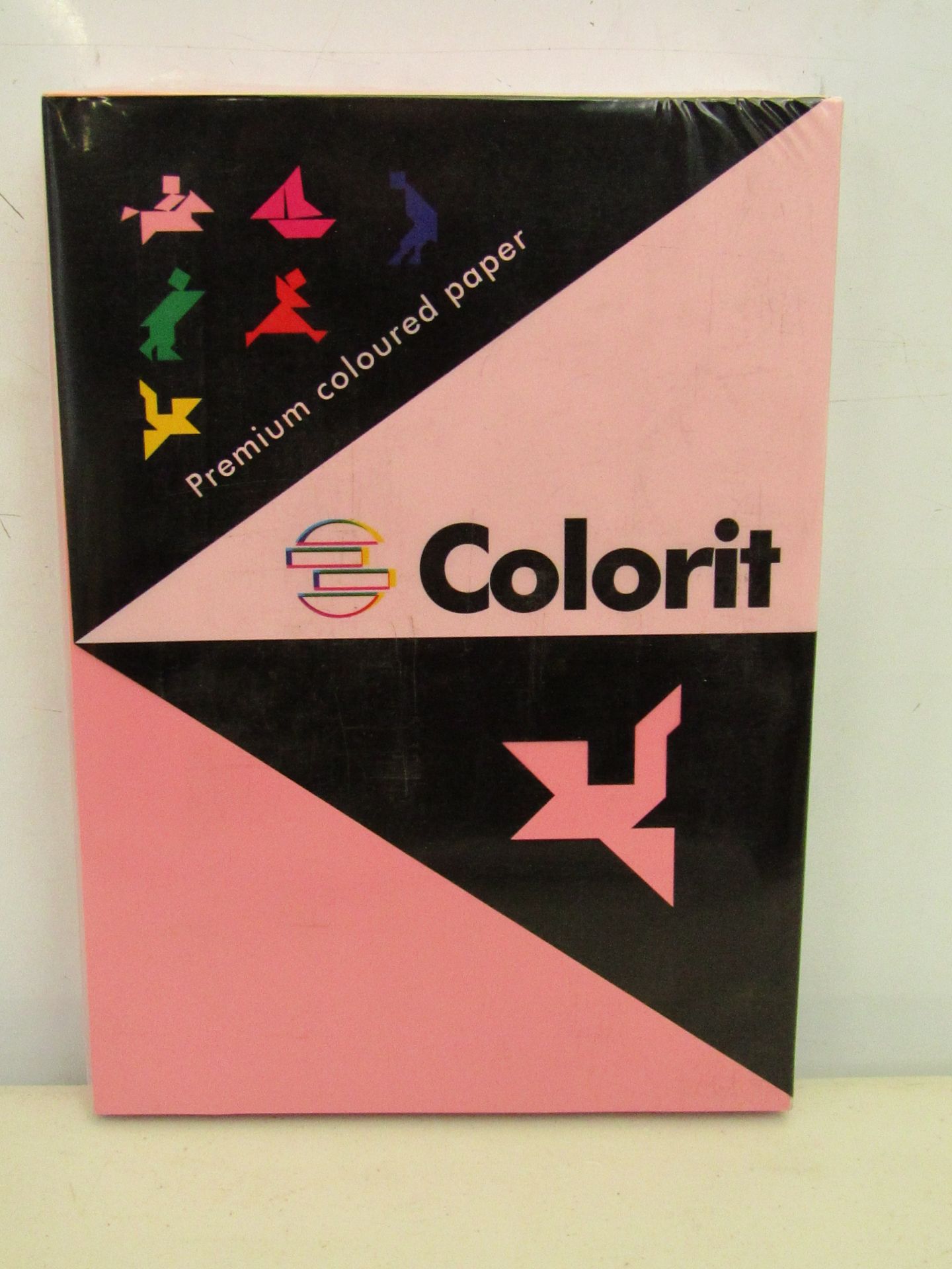 8x packs of Colorit Pink Paper. A4, 210 x 297 mm. 500 sheets per pack. 80g/m².