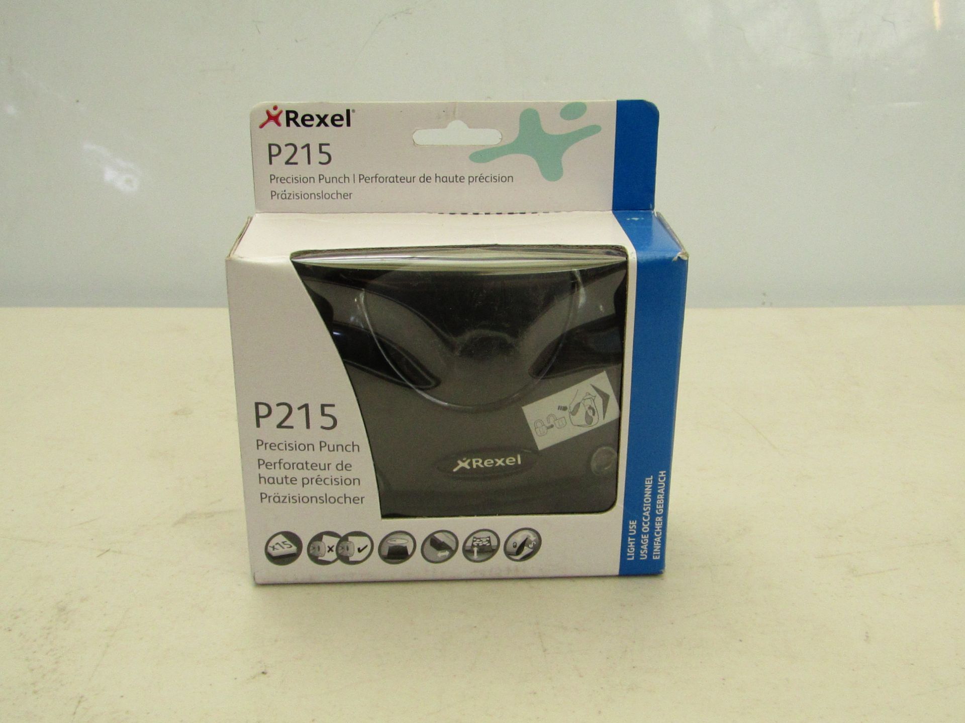 5x Rexel P215 black precision punch hole puncher.  RRP: £5.06 https://www.postofficeshop.co.uk/