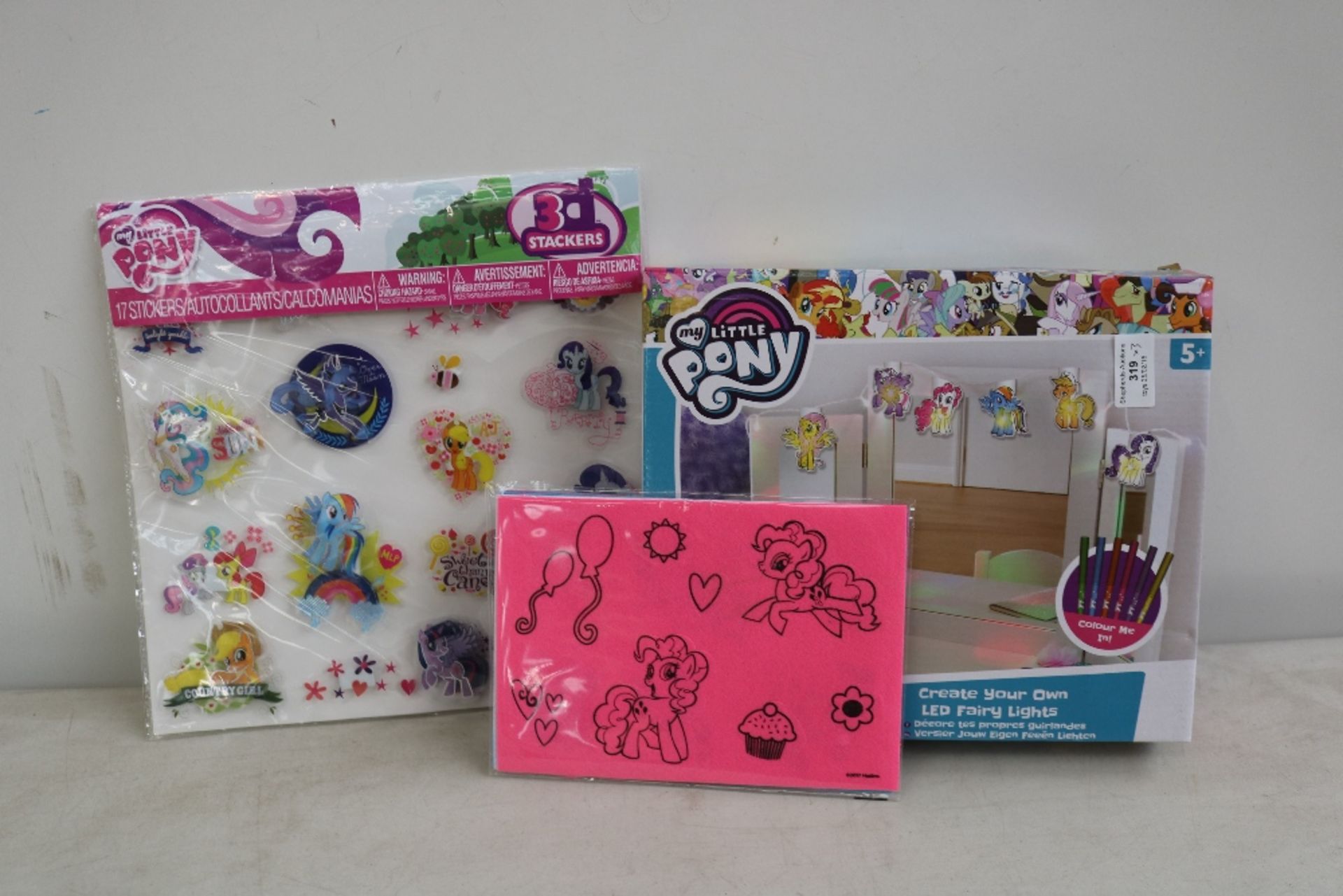 3x Items being.   - My Little Pony create your own LED fairy lights, new and boxed.  - My Little