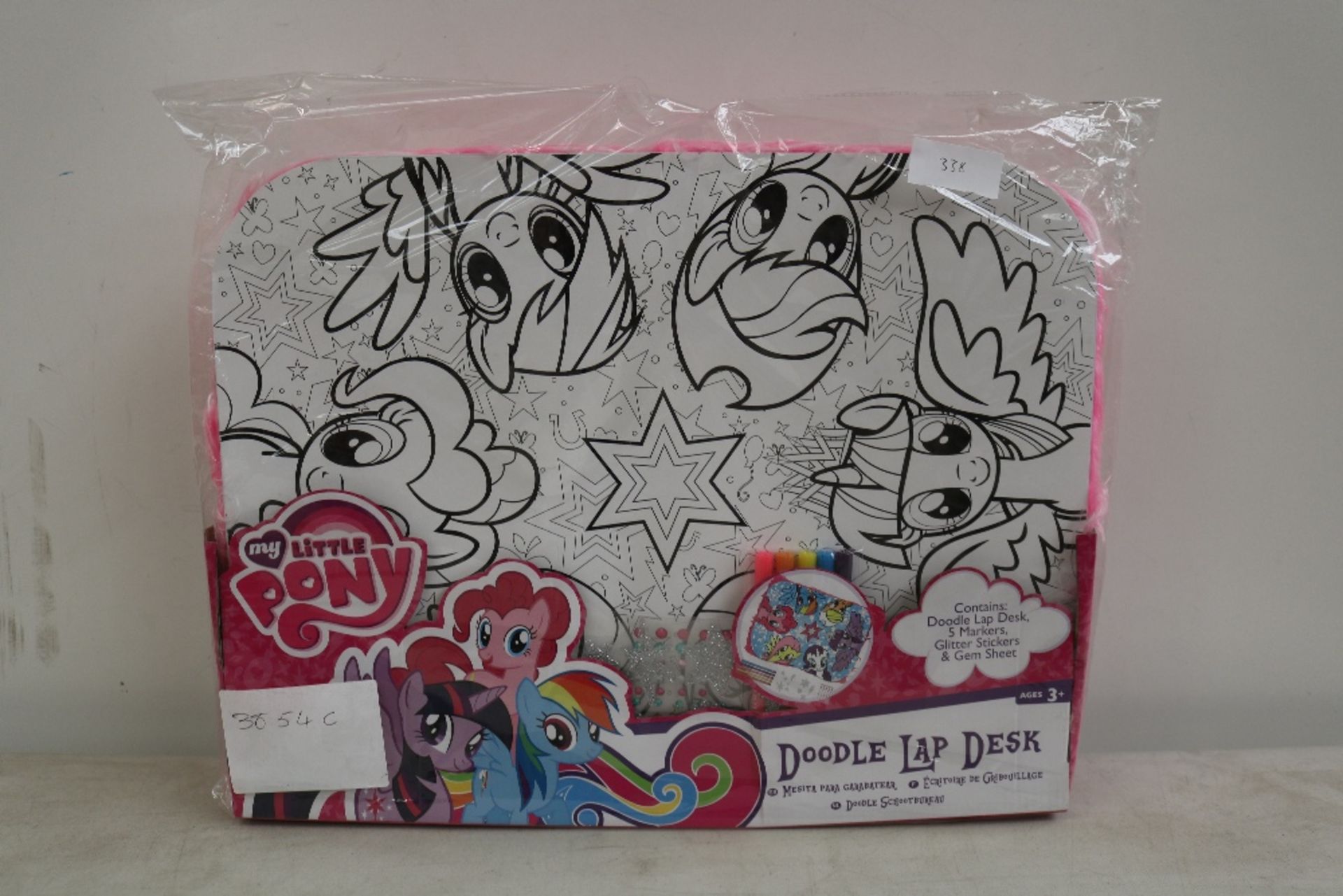 My Little Pony doodle lap desk, new and packaged.