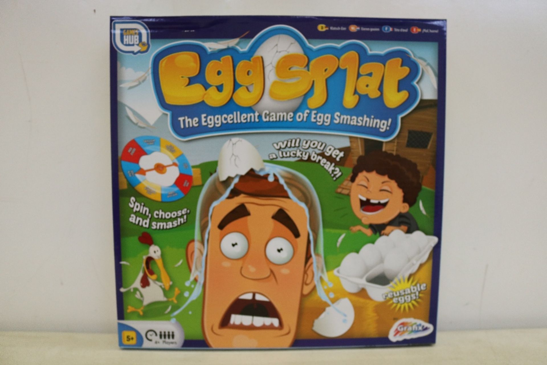 Games Hub Egg Splat game new and boxed.