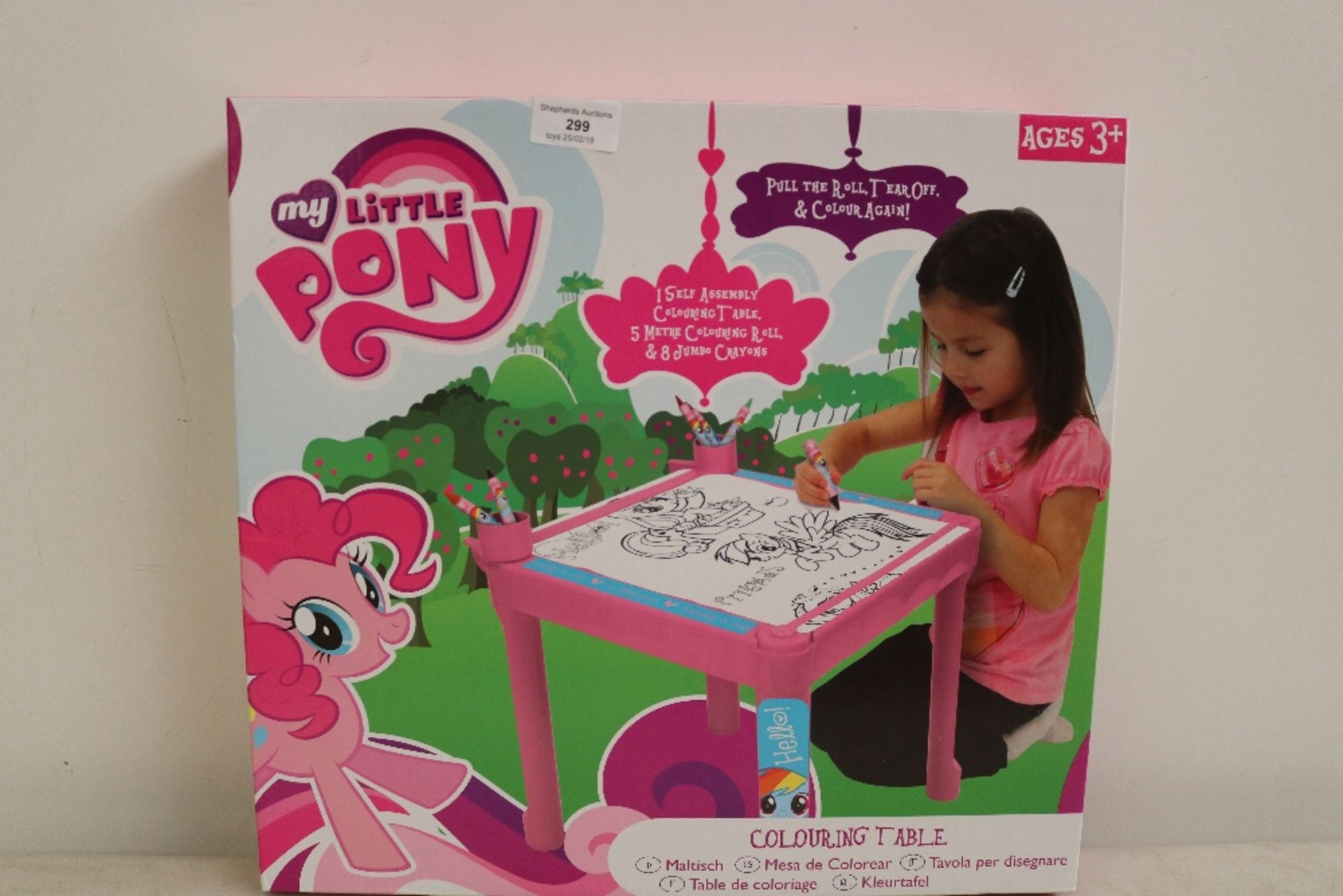 My Little Pony colouring table, new and boxed.