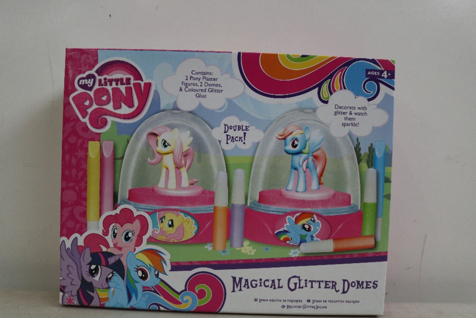My Little Pony magical glitter domes (double pack), new and boxed.