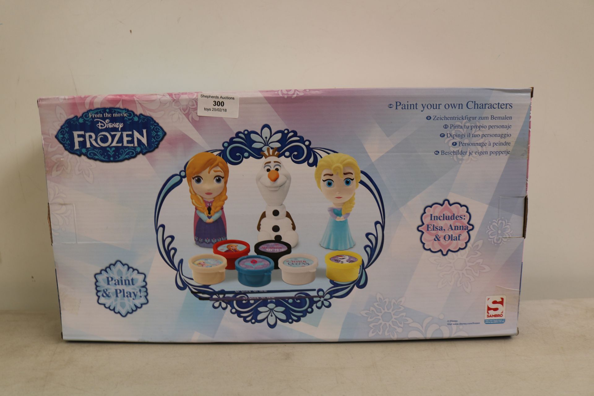 Disney Frozen paint your own character set, new and boxed.