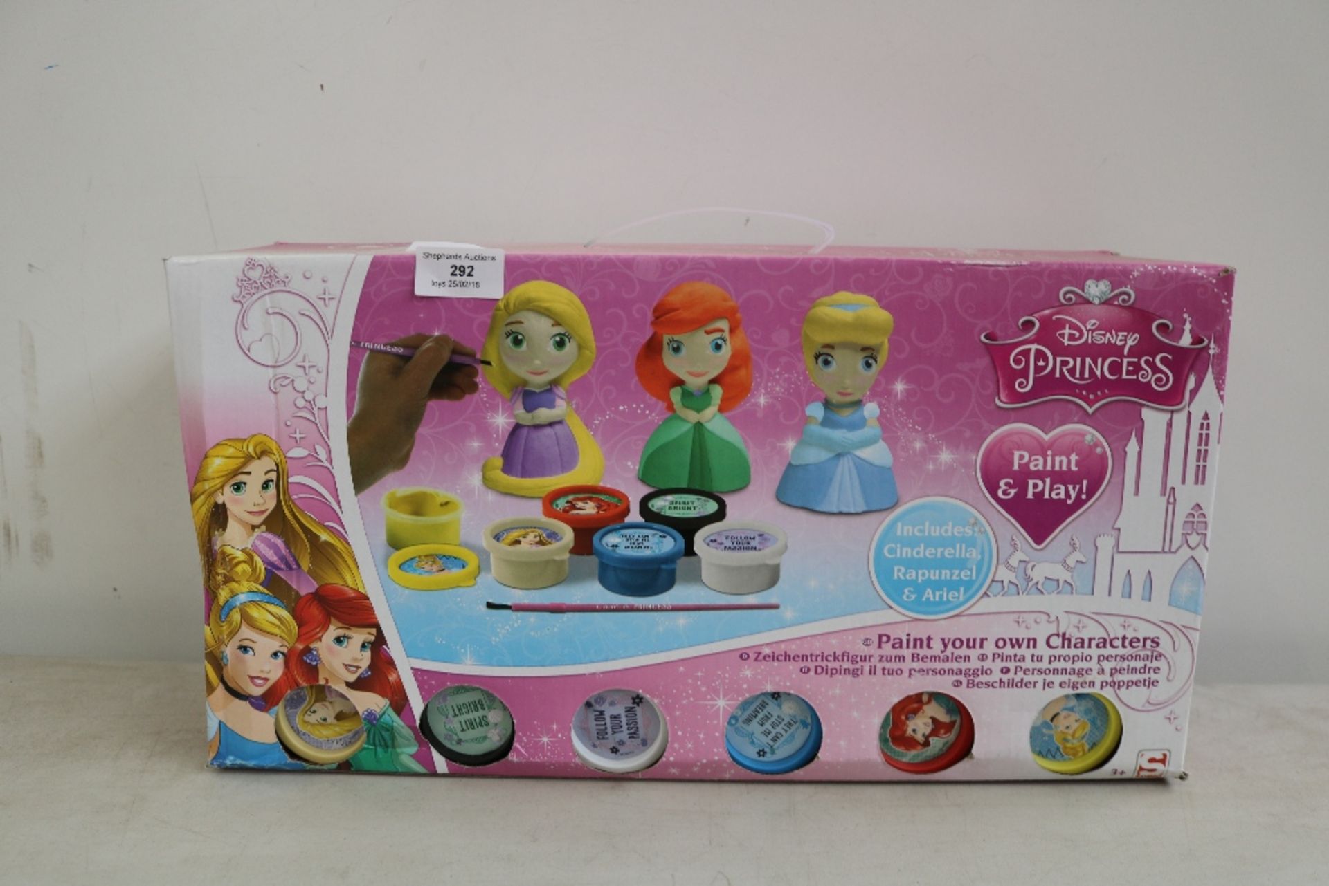 Disney Princess paint your own character set, new and boxed.