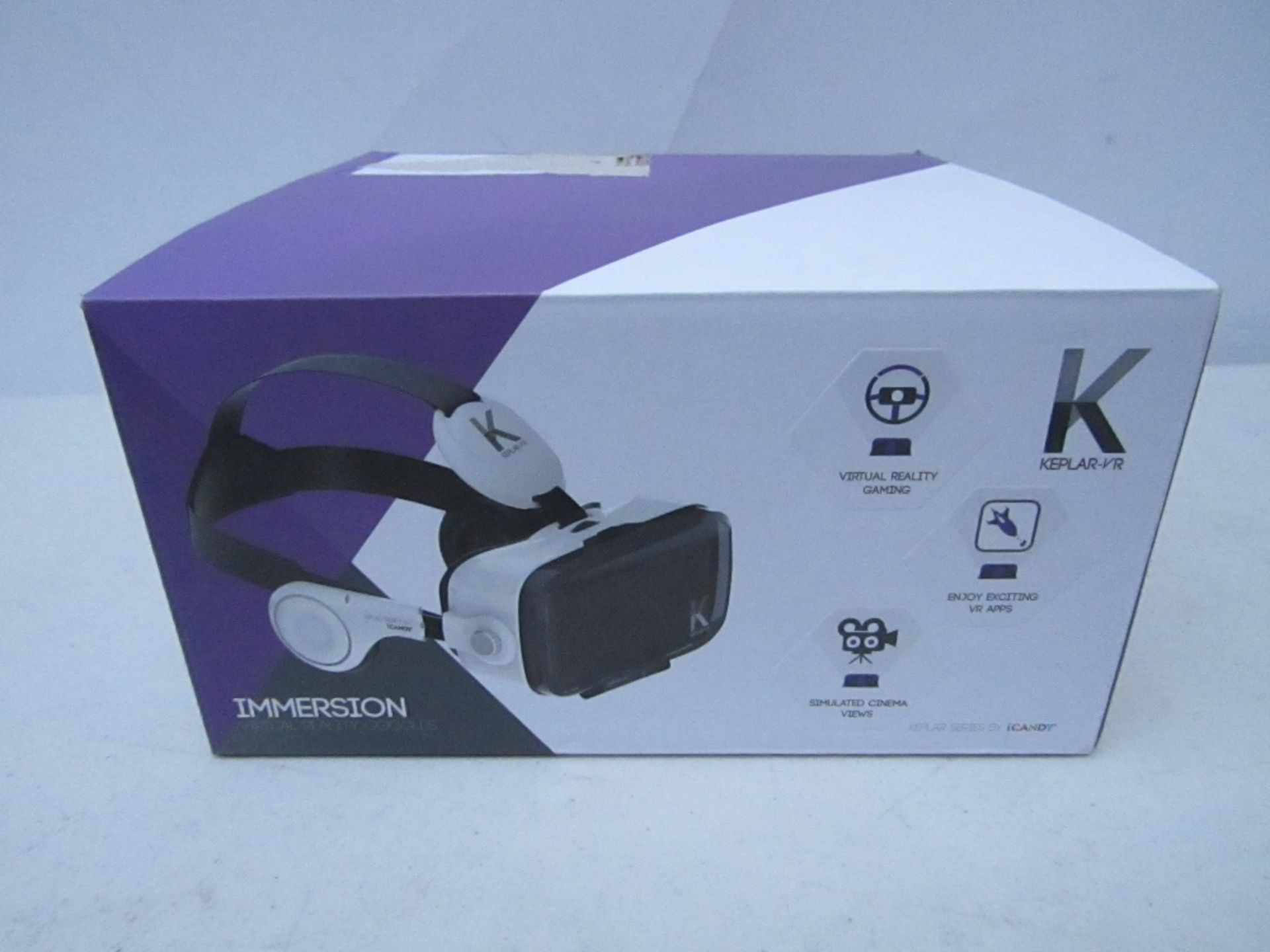 Keplar-VR Immersion virtual reality goggles. Unchecked & boxed.