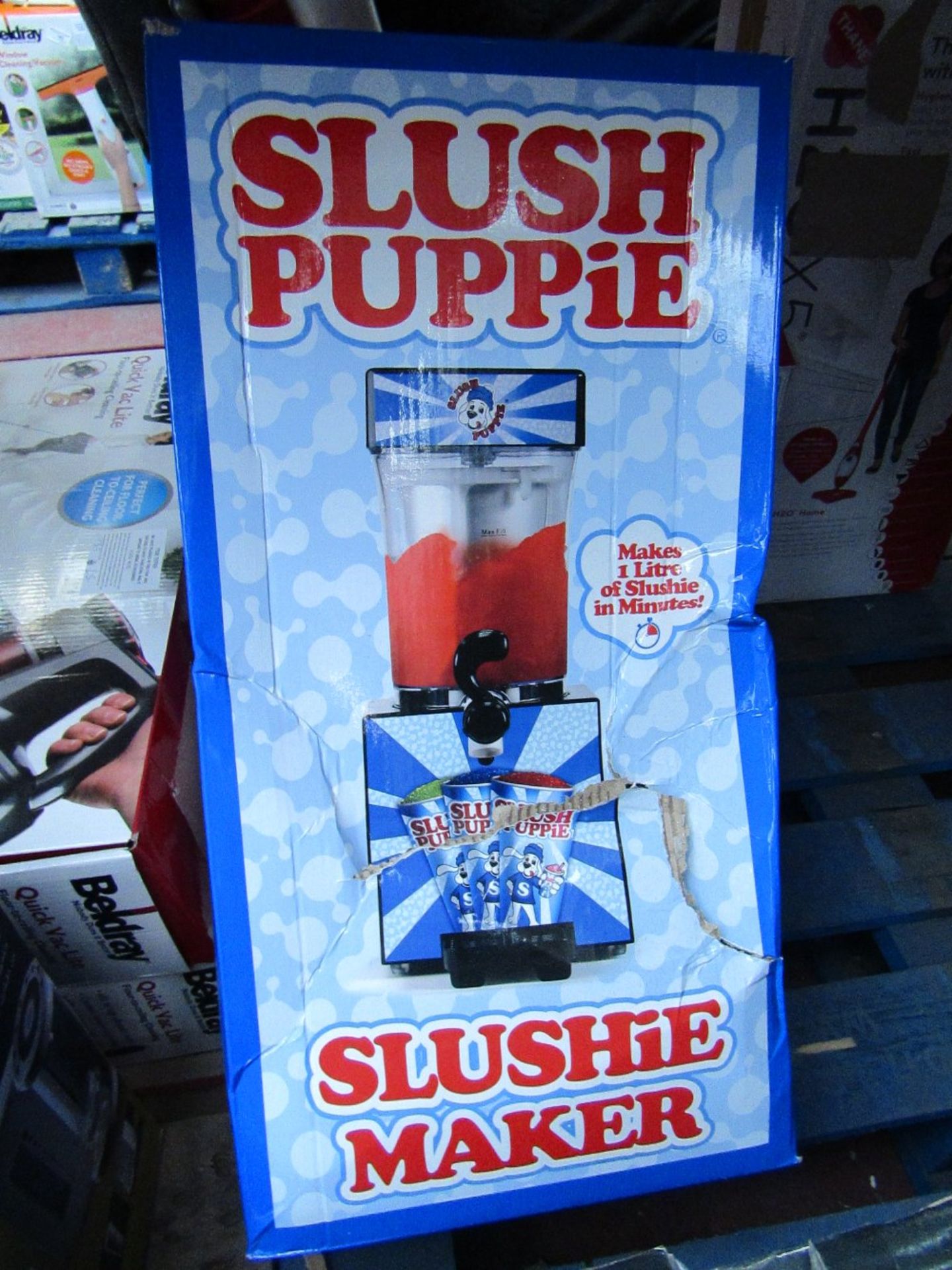 Slush Puppie slushie maker. Tested working & boxed.