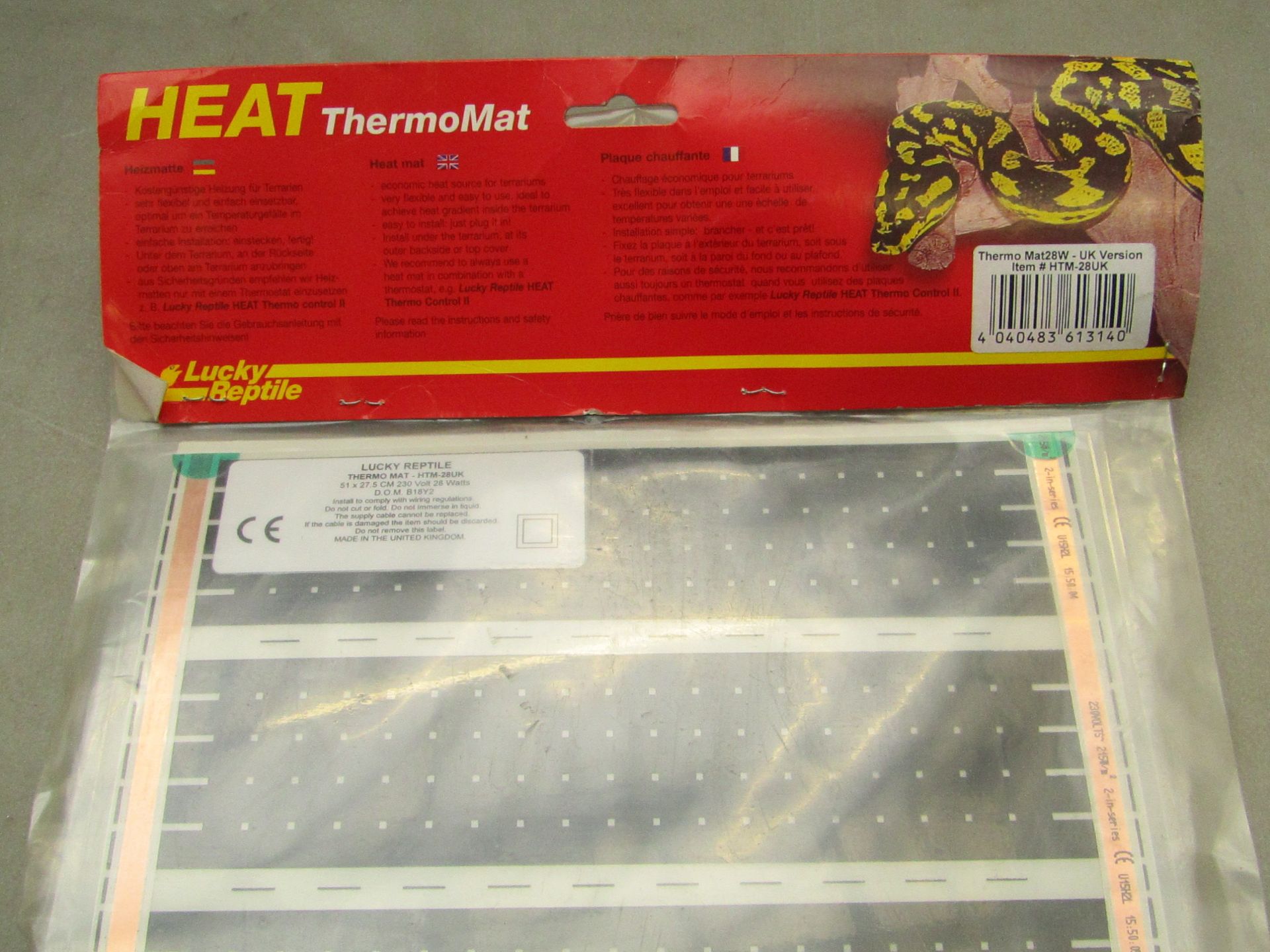 Lucky reptile heat thermo mat pro, new and packaged.