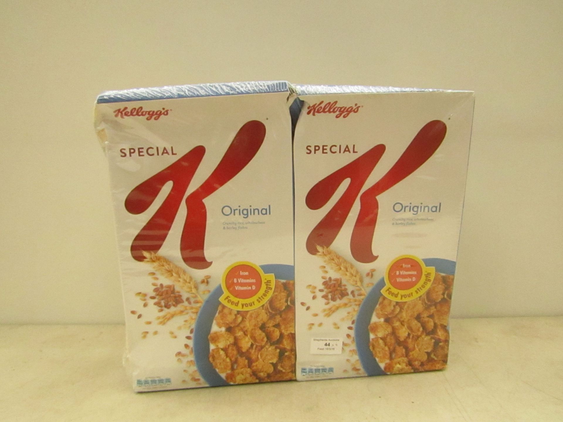 6x Boxes of Kelloggs special K 750g each (4.5KG total) some boxes may be slightly damaged. BB 09/