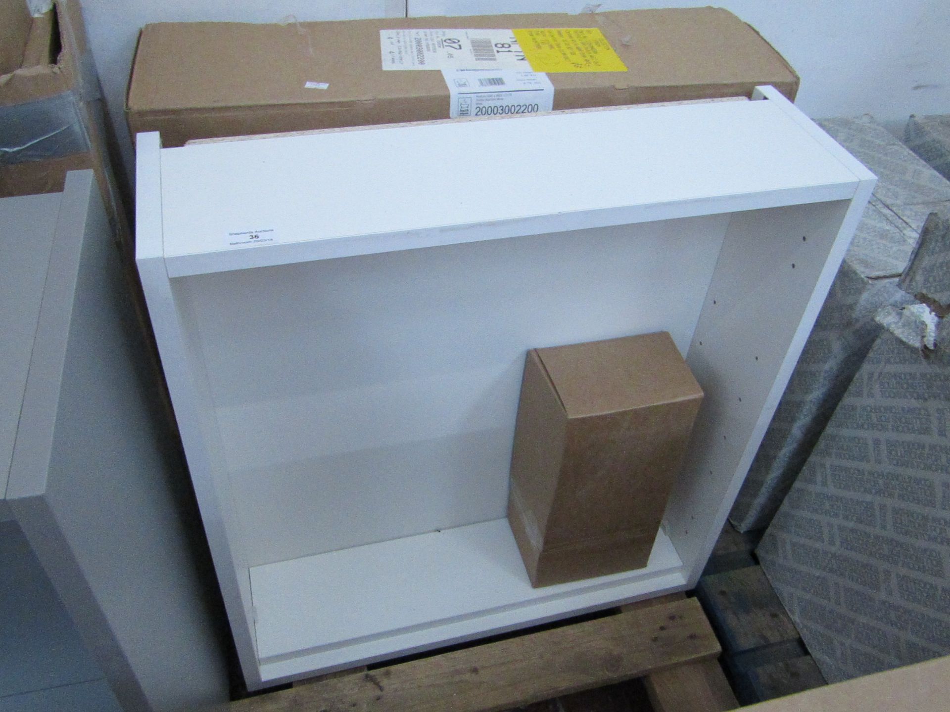 Portfolio 600 double wall unit carcase white colour, W600 x D180 x H645, new and boxed.