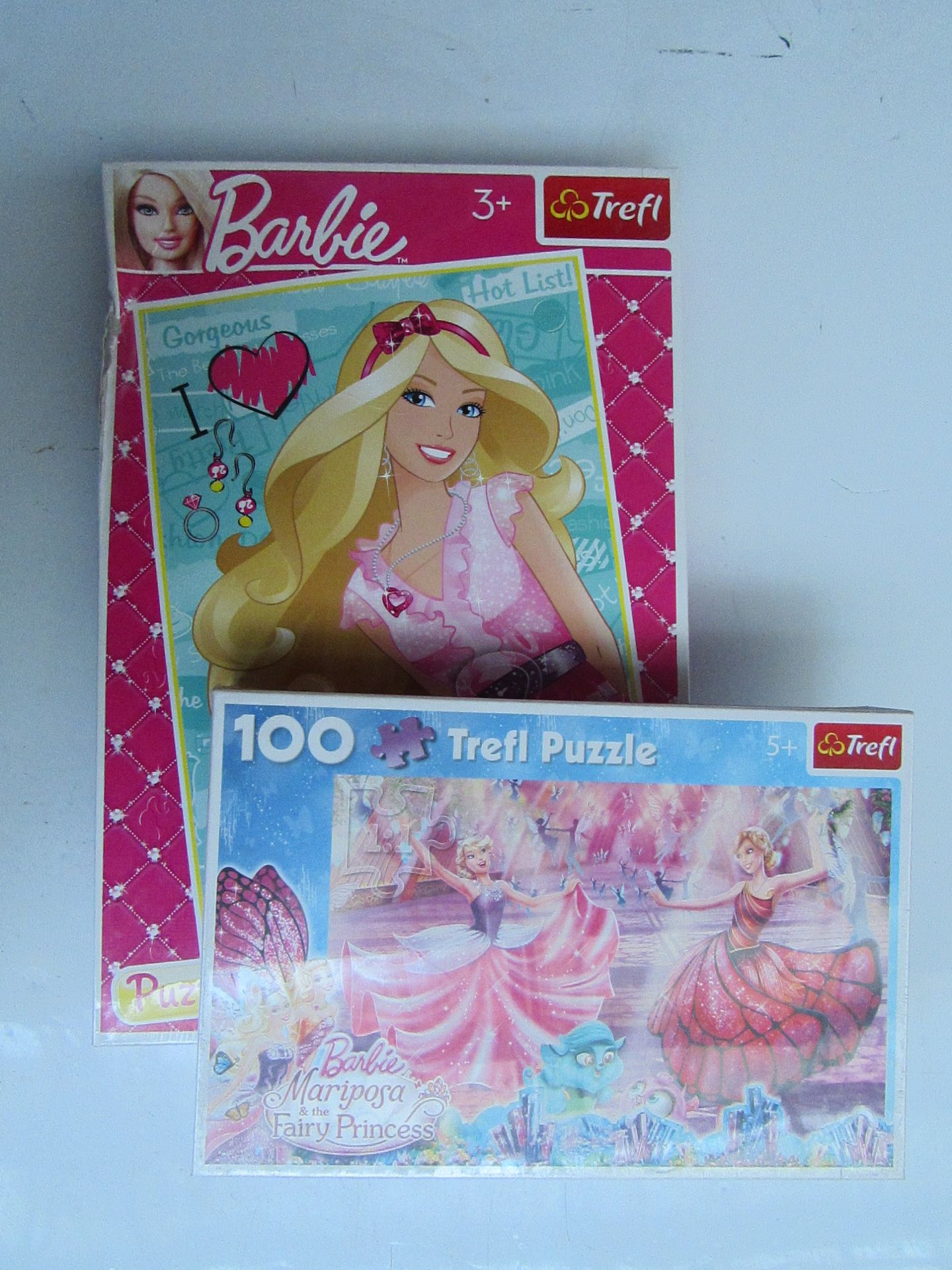 2x Barbie jigsaw puzzles, new and factory sealed in packaging