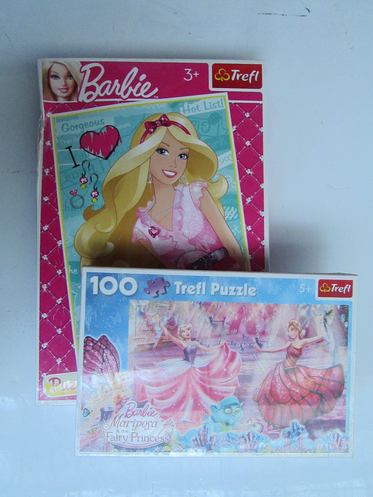 2x Barbie jigsaw puzzles, new and factory sealed in packaging