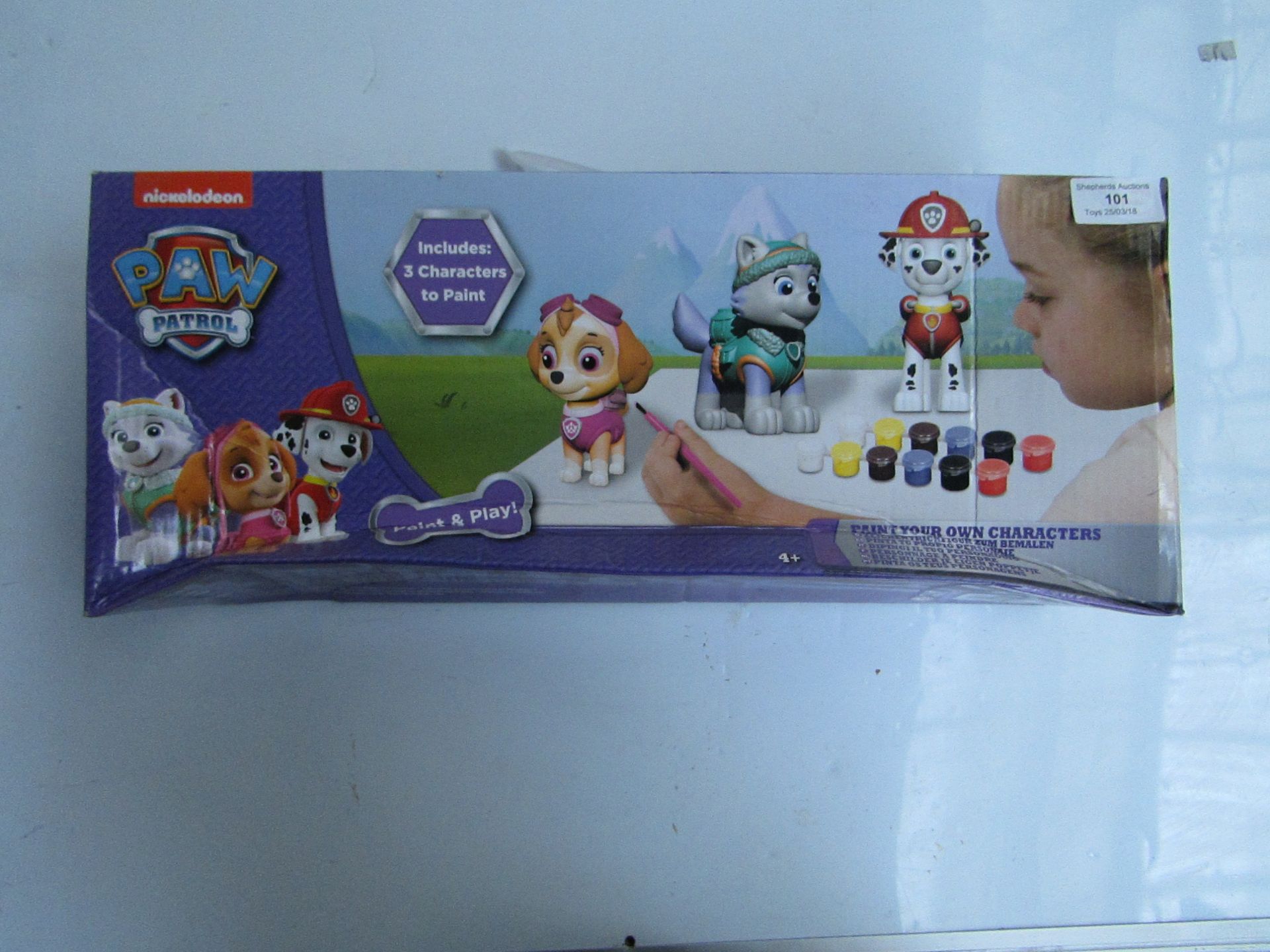 Nickelodeon Paw Patrol Paint your own Character, new and boxed.