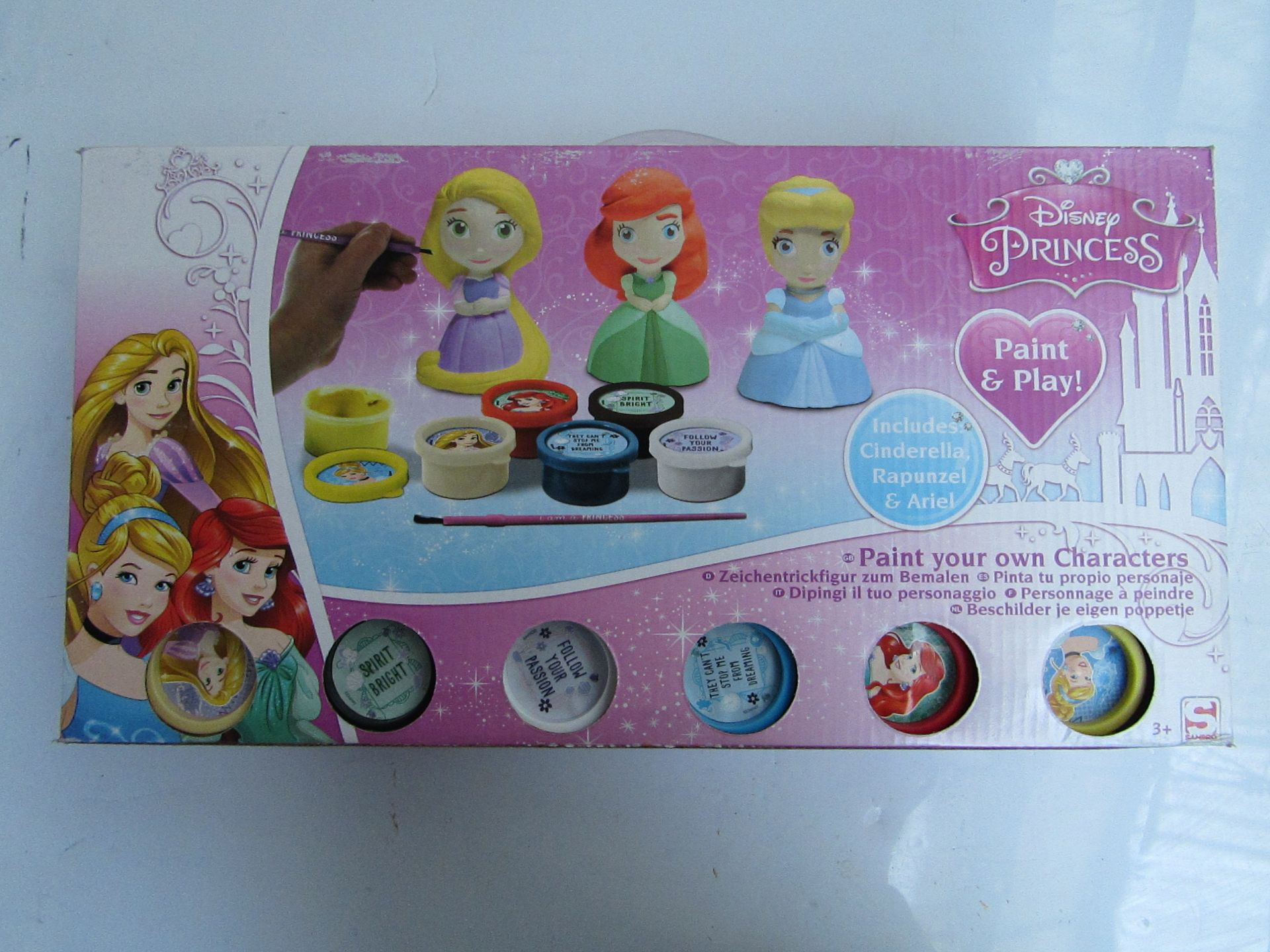 Disney Princess paint your own characters set, new and boxed.