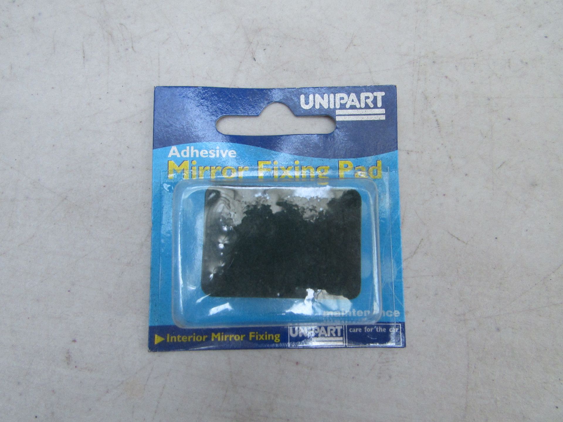 5x Unipart Adhesive mirror fixing pad, all unchecked and in packaging