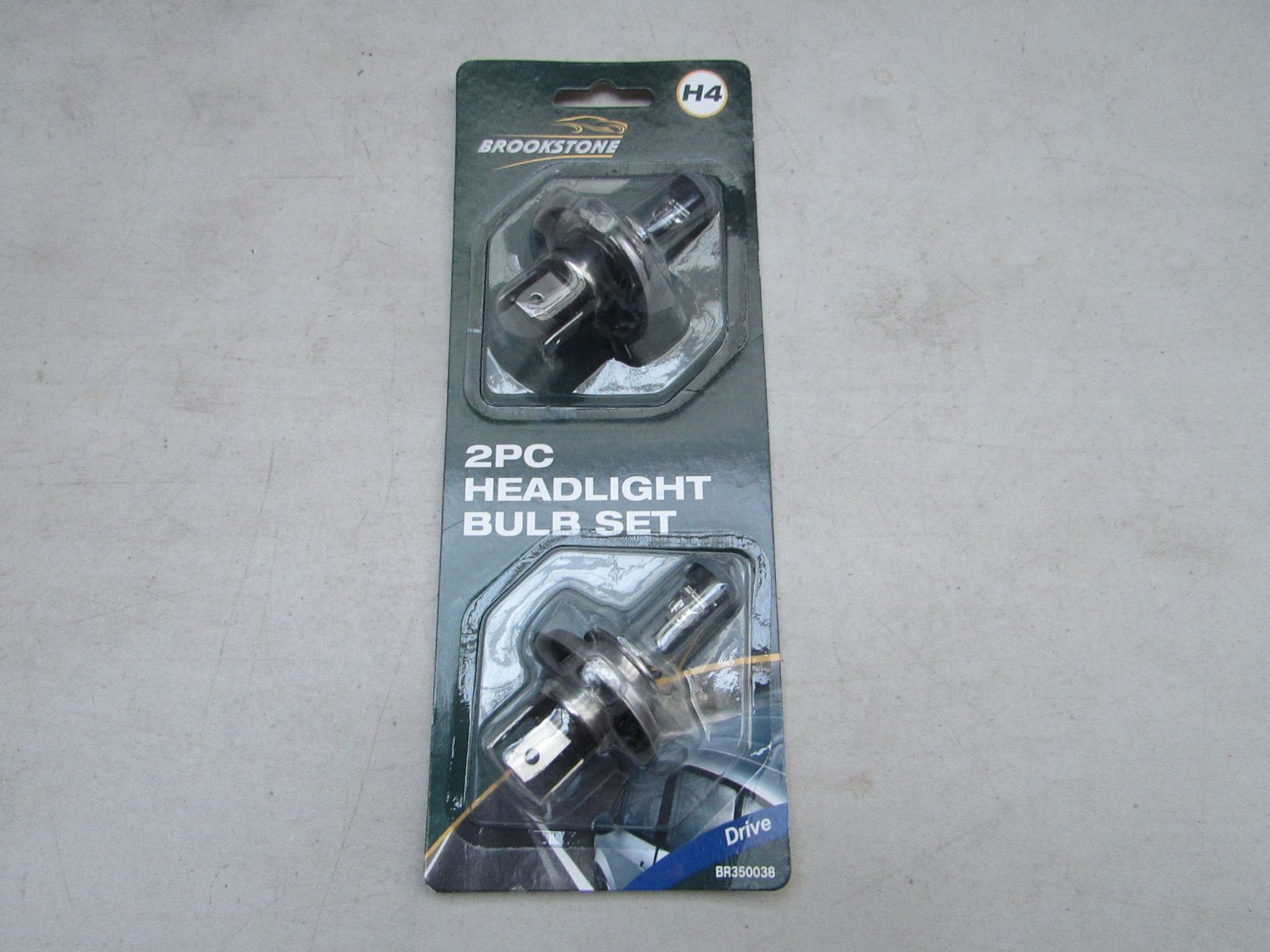 2x packs of Brookstone 2 piece headlight H4 trucker bulb set, new in packaging