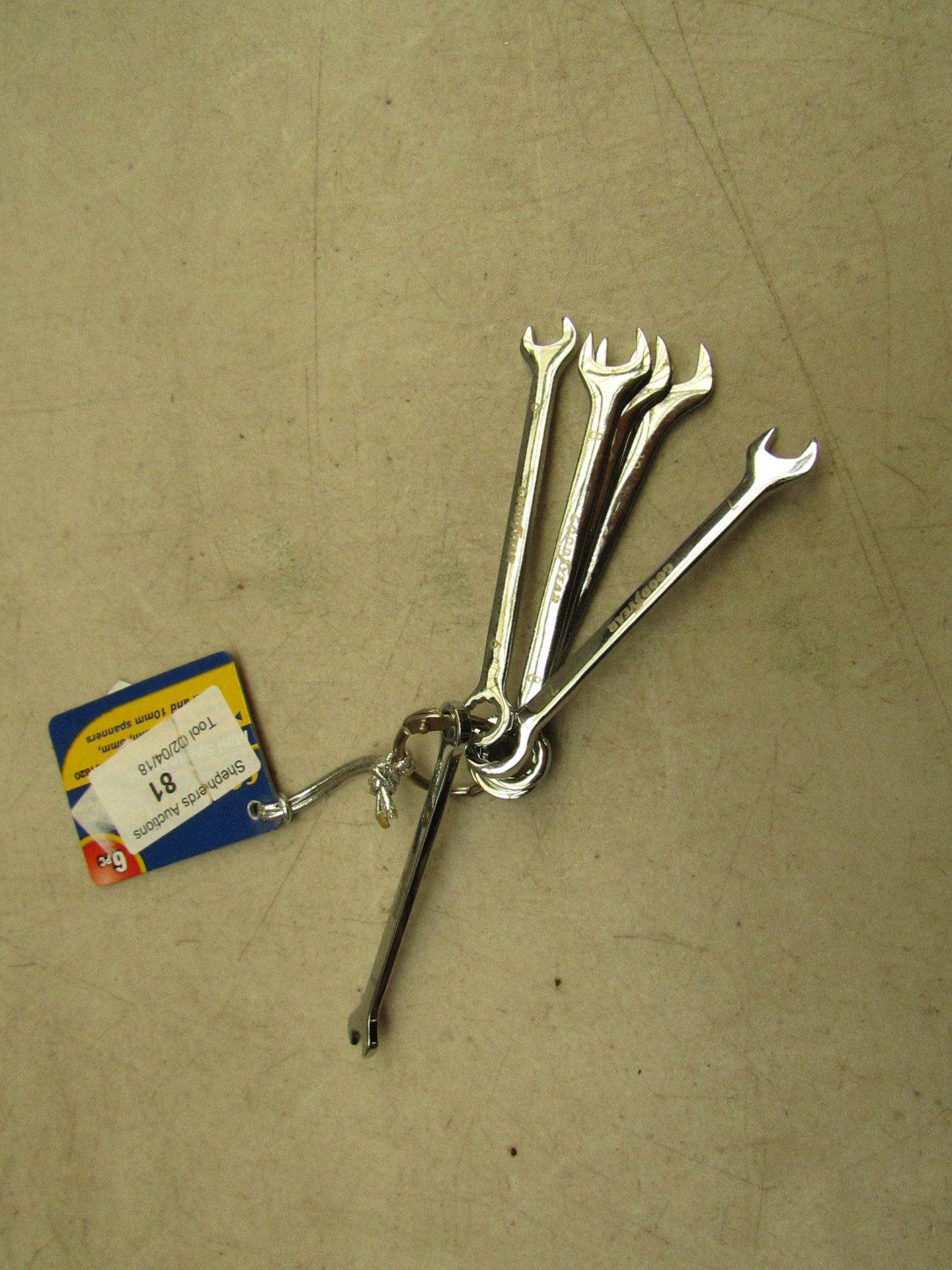 Good year 6 piece mini spanner set, new with tags