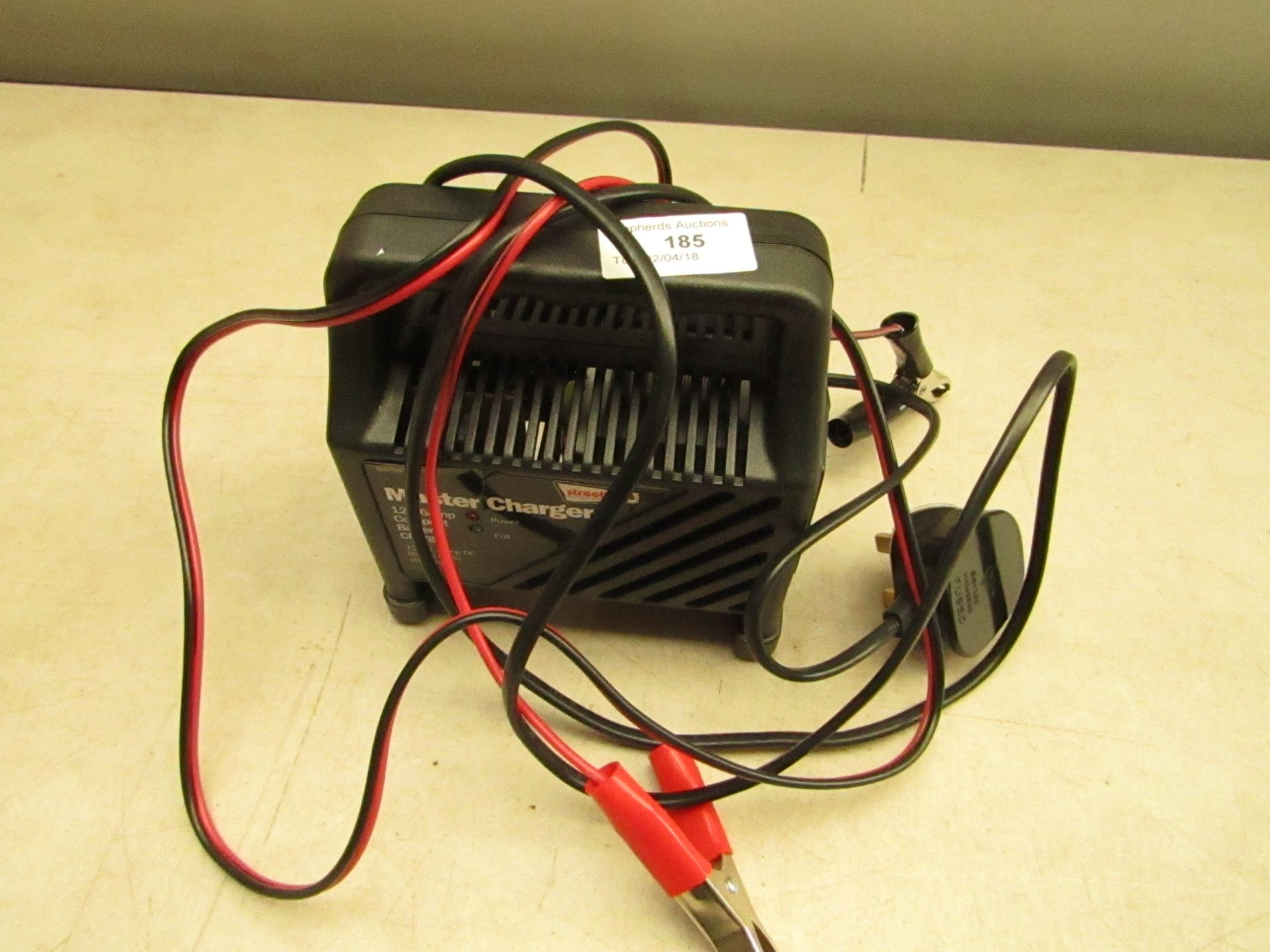 Streetwize 12v 6amp battery charger, unchecked