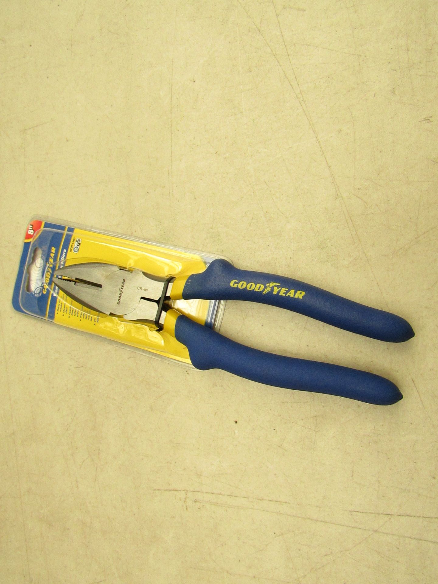 Good year 8" combination pliers, new in packaging