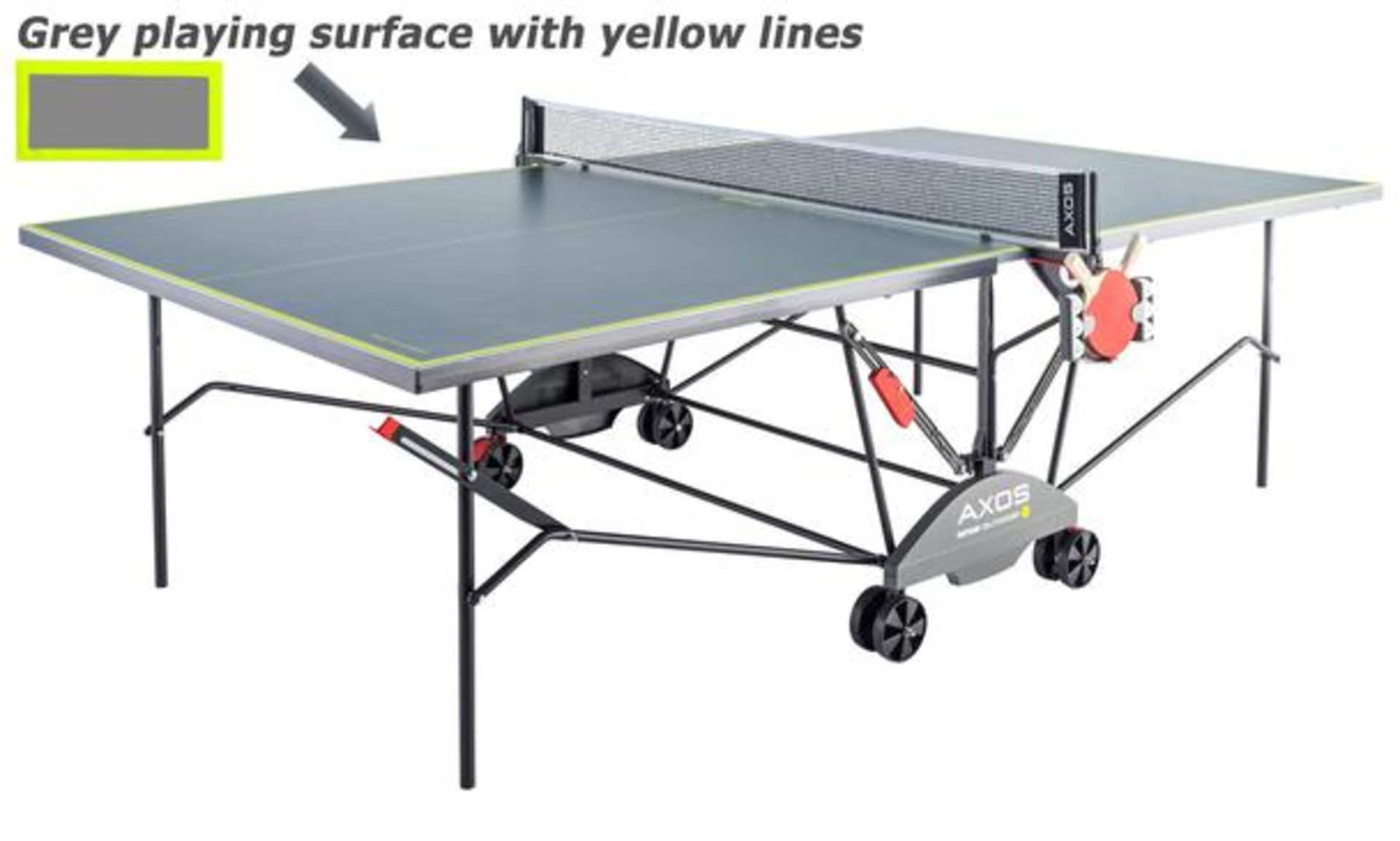 Kattler Axos Outdoor 3 table tennis table, appears to have all parts (no guarantee), half built
