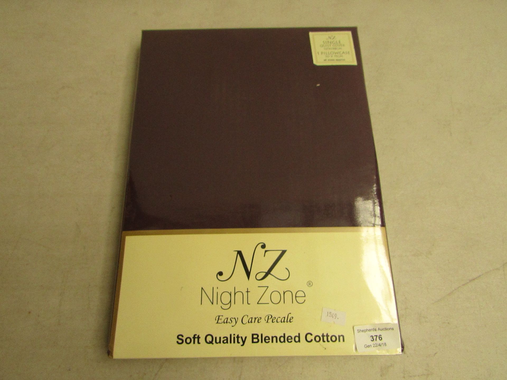 Night Zone single duvet cover with pillowcase, new and packaged. Please see picture for design