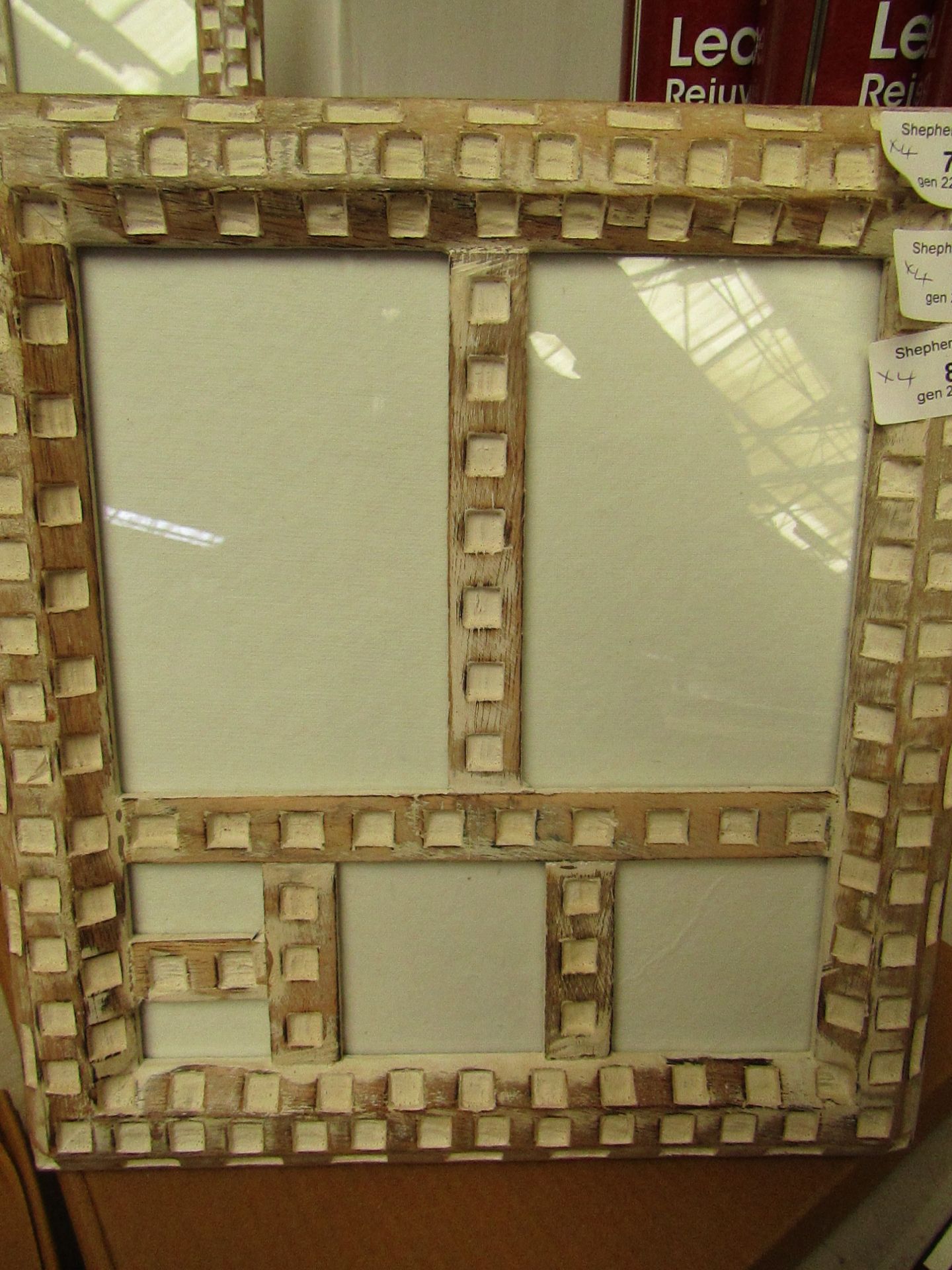 2x 6-Section picture frames (see picture for design). Both new & boxed.