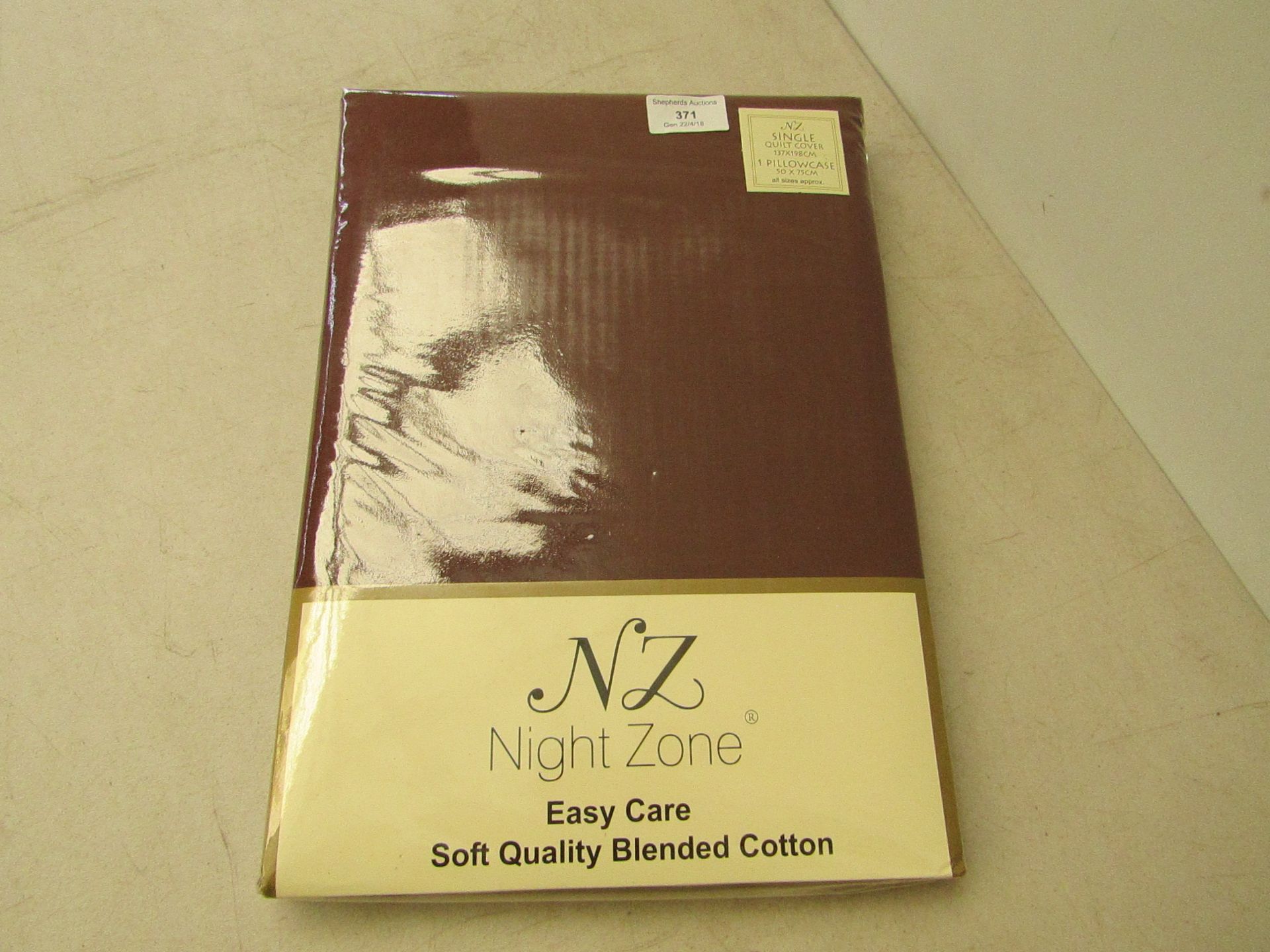 Night Zone single duvet cover with pillowcase, new and packaged. Please see picture for design