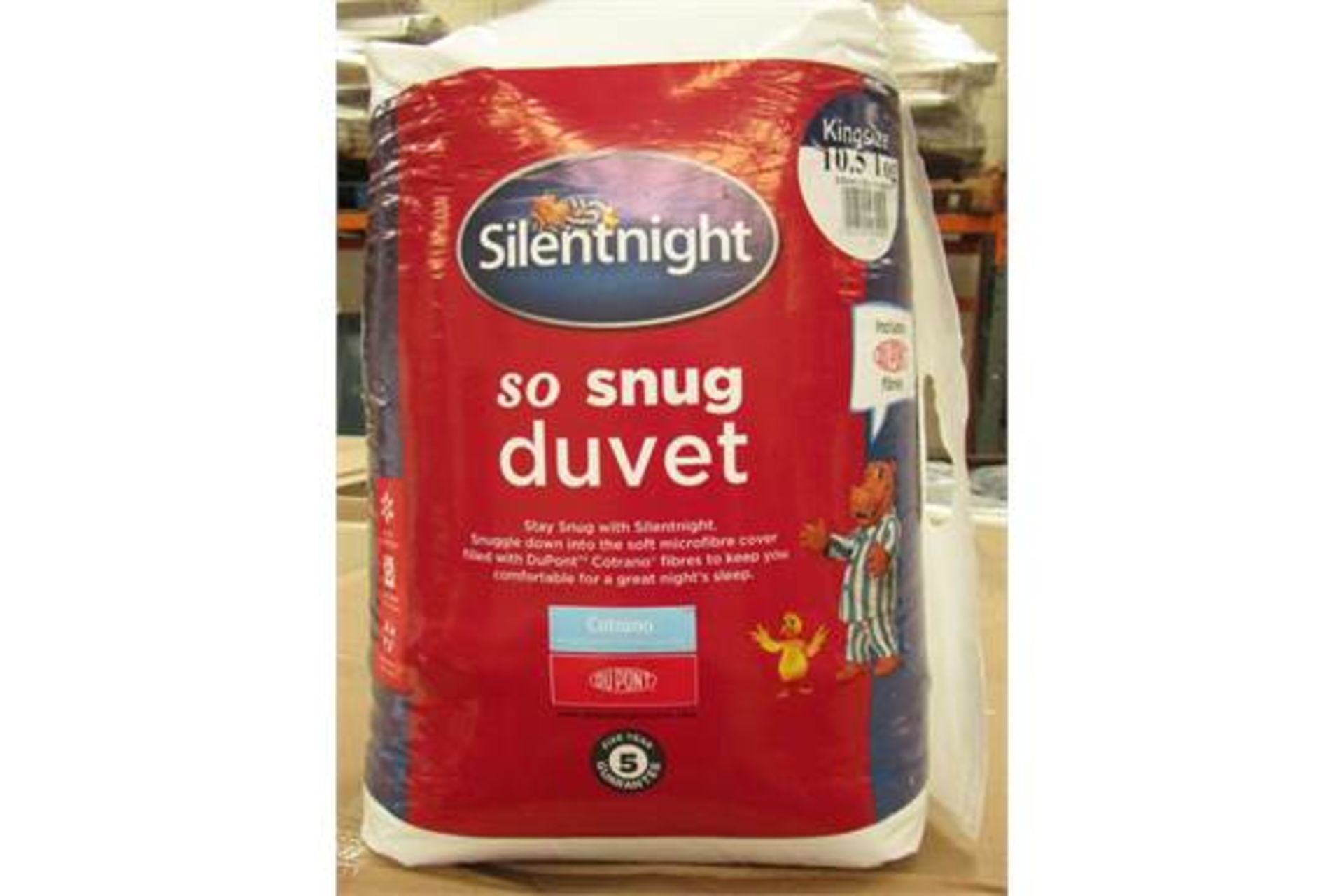 1x Silentnight so snug duvet, 10.5 Tog, king size, new in packaging.