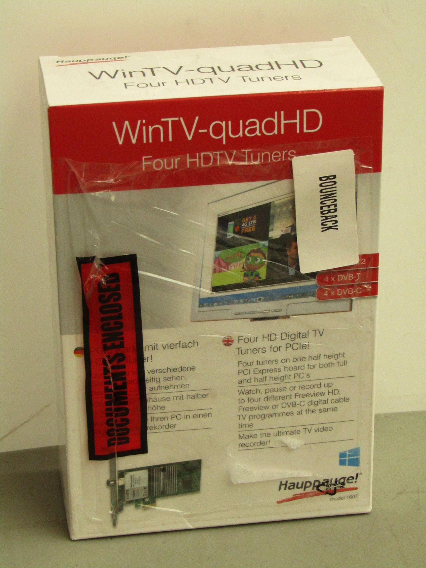 HAUPPAUGE WinTV-quadHD TV Receivers. Unchecked & boxed.