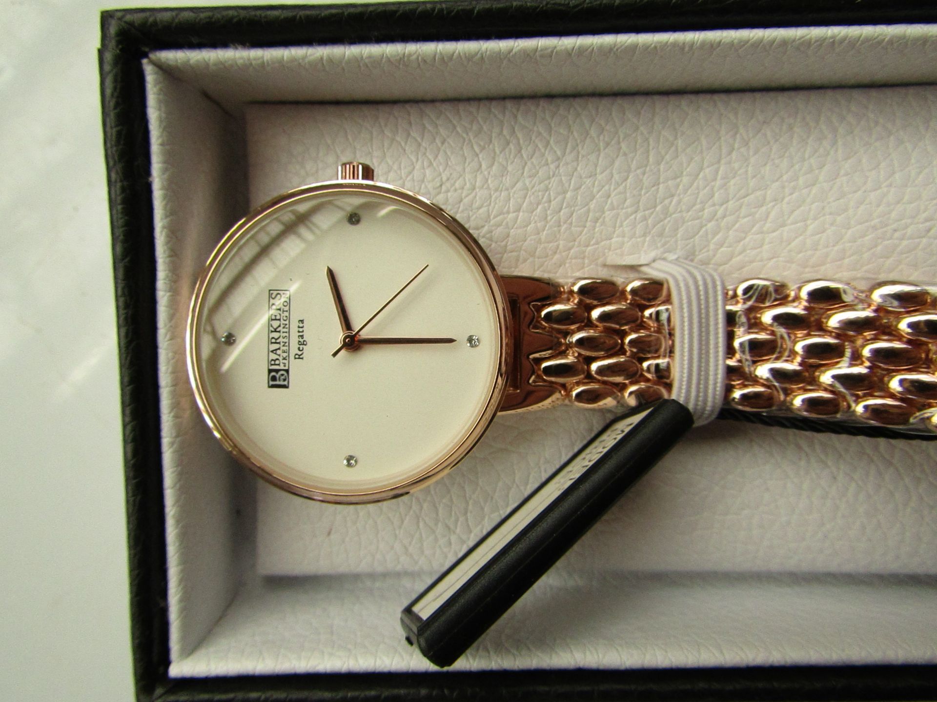 Barkers of Kensington Model: Regatta White SRP GBP315 Condition: Brand new with box, tags and 5-yr