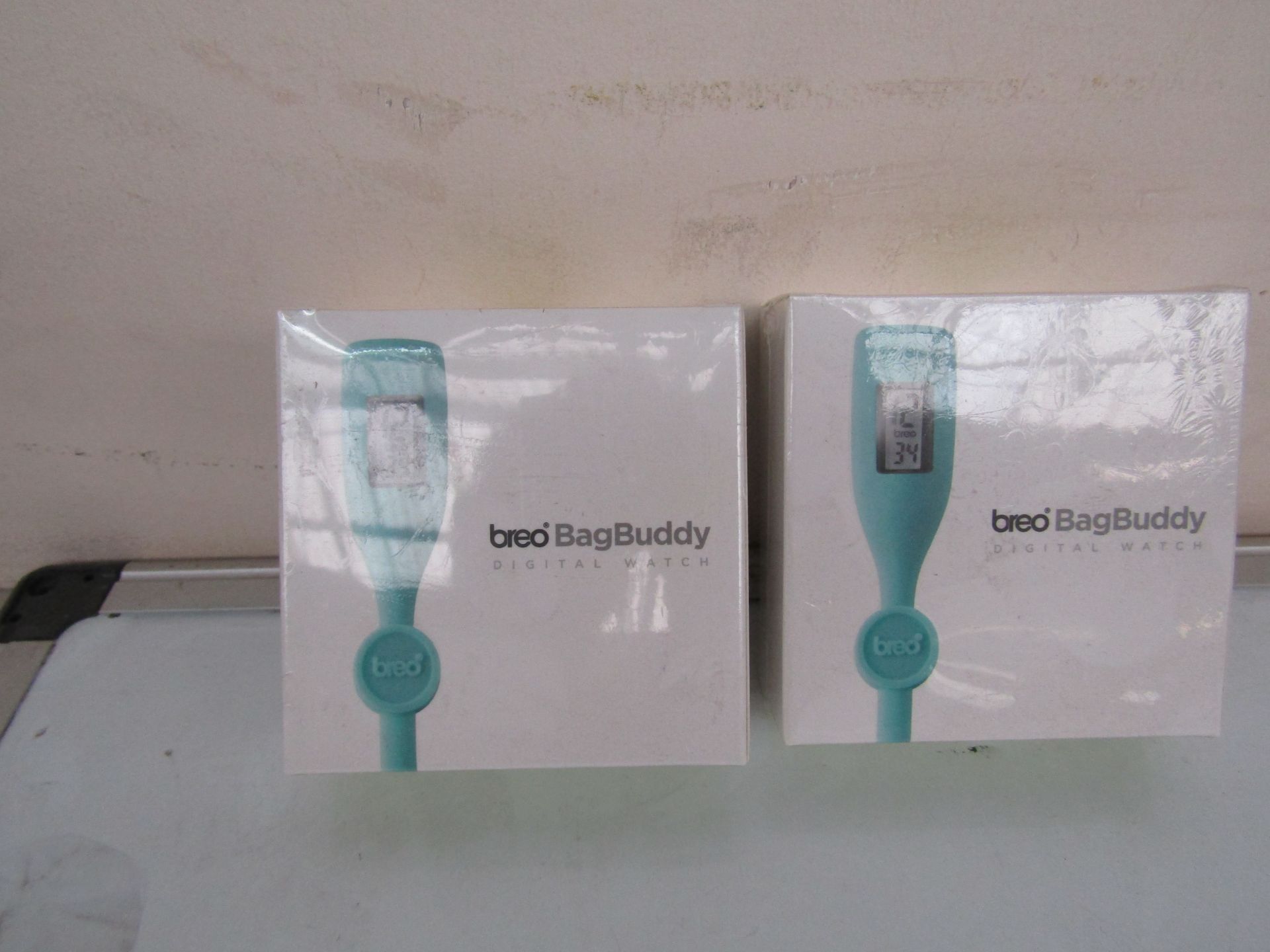 2x Breo Bag Buddy watches, still sealed in boxes