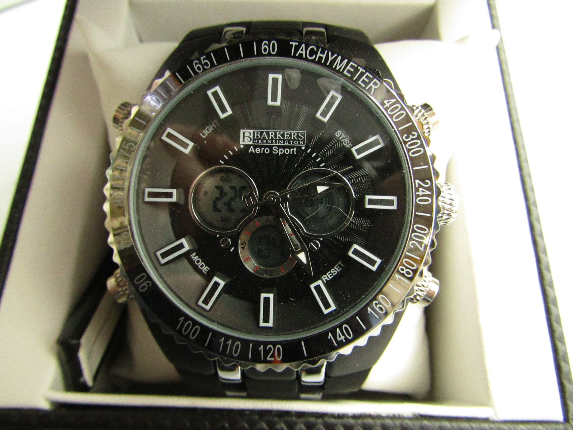 Barkers Of Kensington, Aero Sport Black watch (SRP GBP425) Condition: Brand new with box, tags and