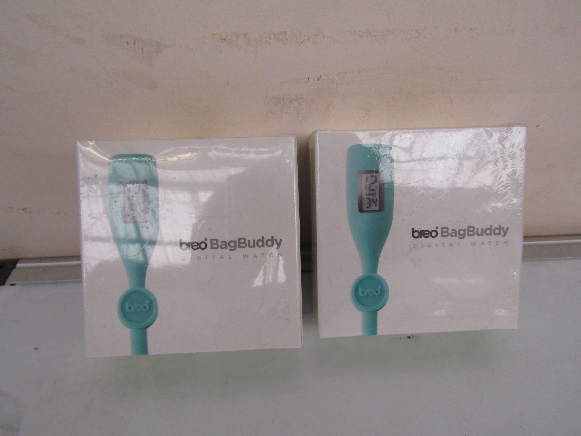 2x Breo Bag Buddy watches, still sealed in boxes