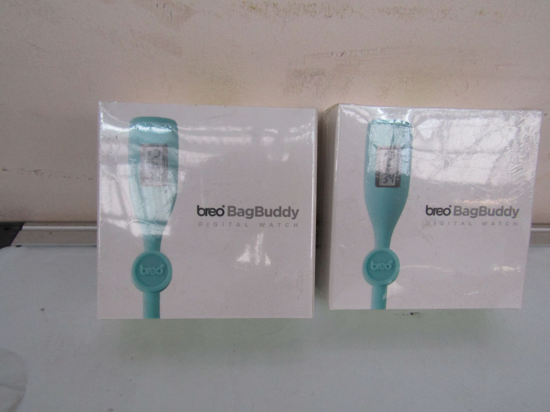 2x Breo Bag Buddy watches, still sealed in boxes