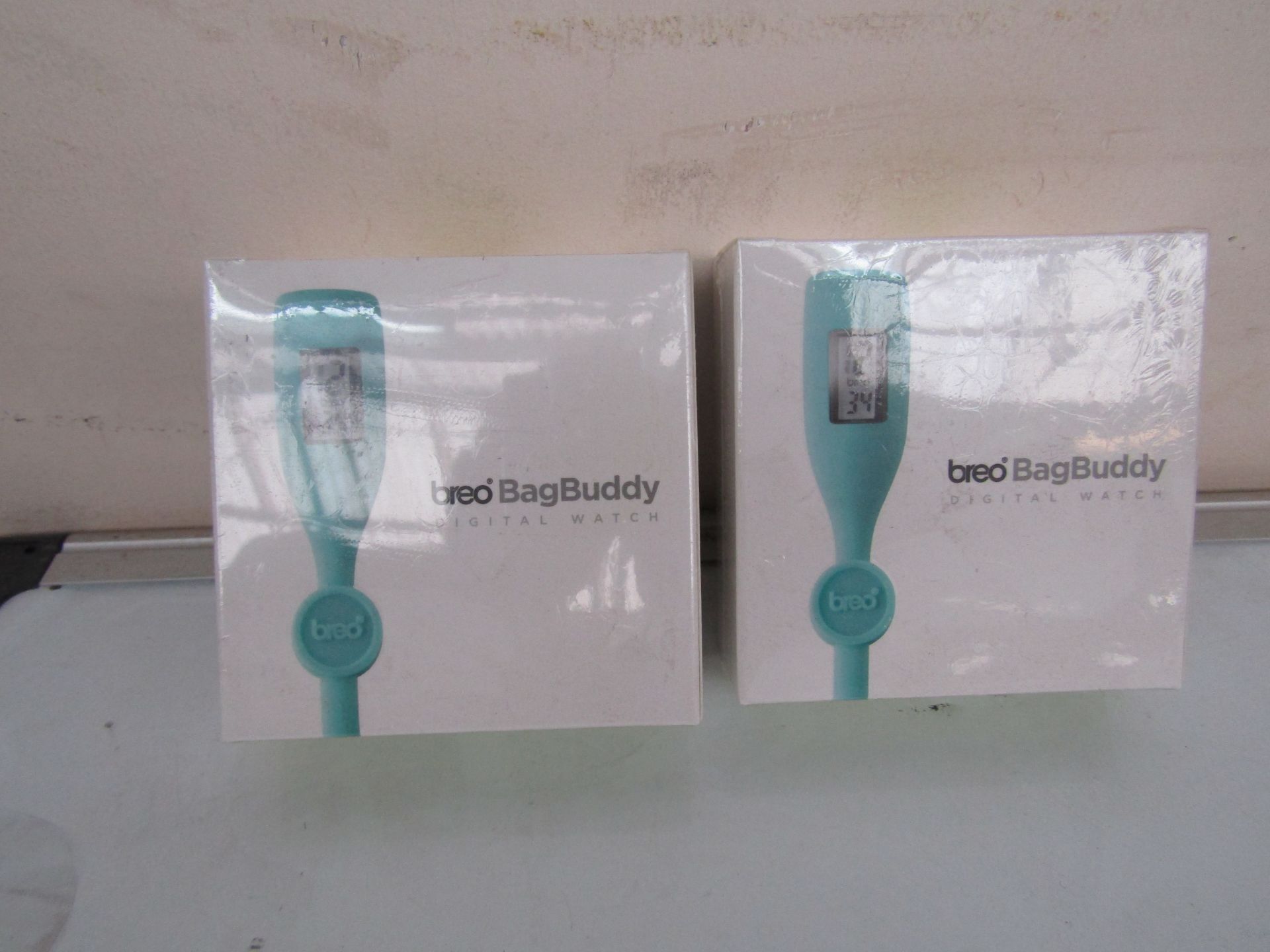 2x Breo Bag Buddy watches, still sealed in boxes