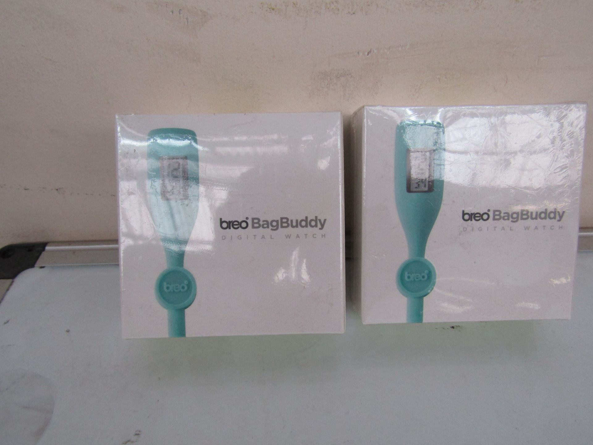 2x Breo Bag Buddy watches, still sealed in boxes