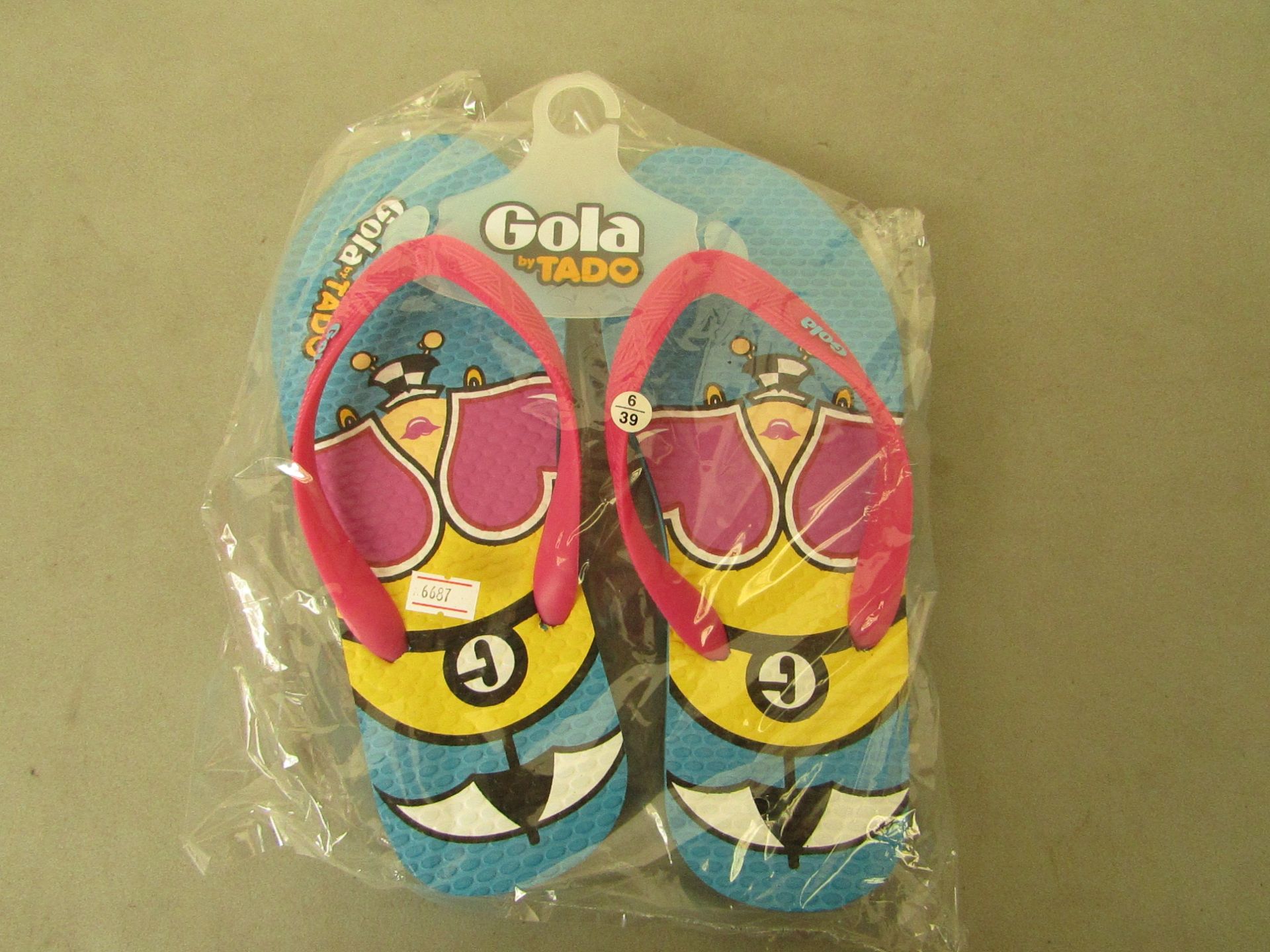 3 X Pairs Gola By Tado Flip Flops all size 6 all new in packaging
