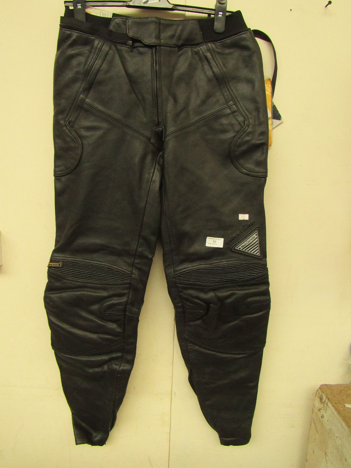 Hein Gericke Leather Motor cycle pants size 52