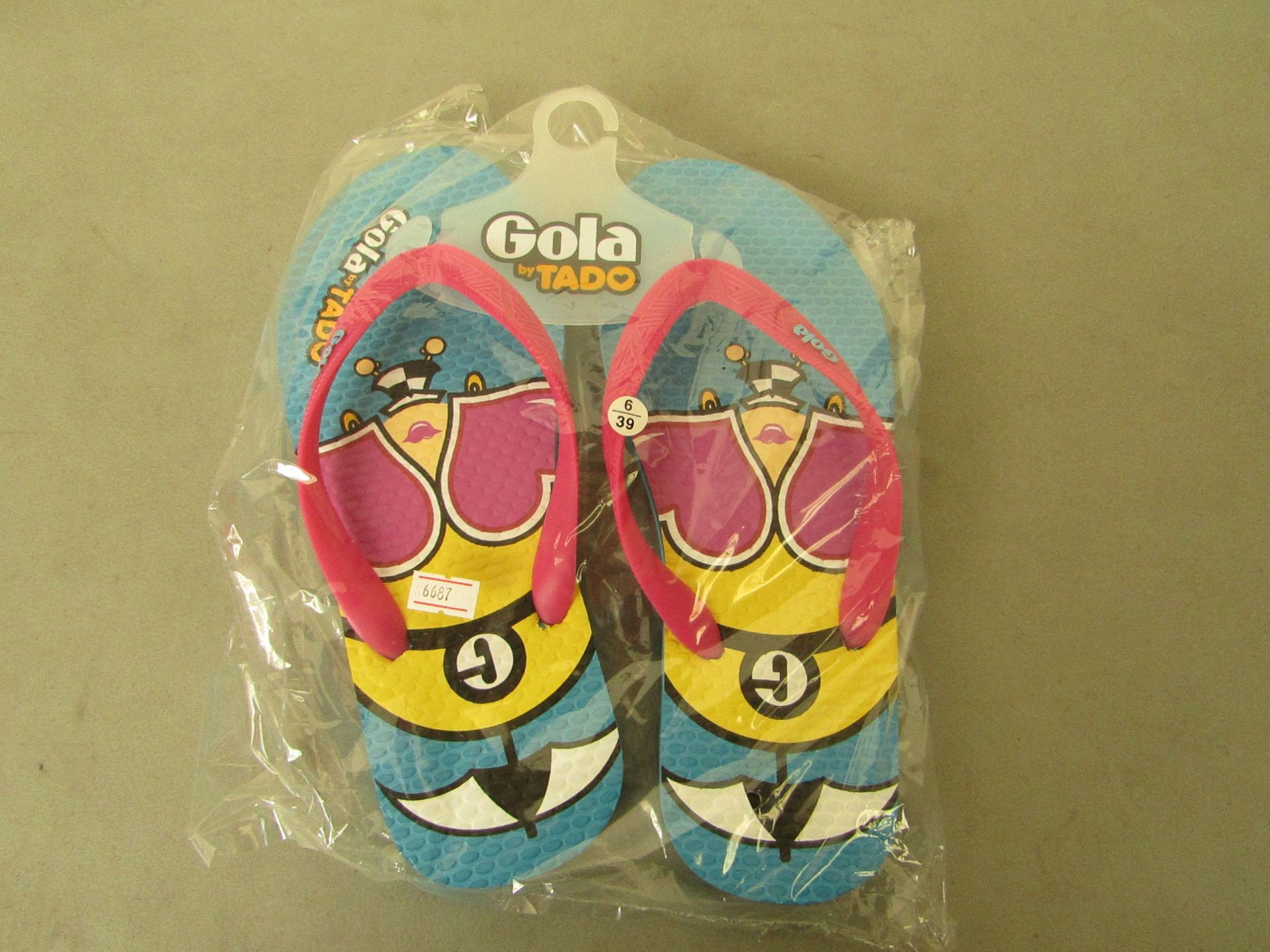 3 X Pairs Gola By Tado Flip Flops all size 6 all new in packaging