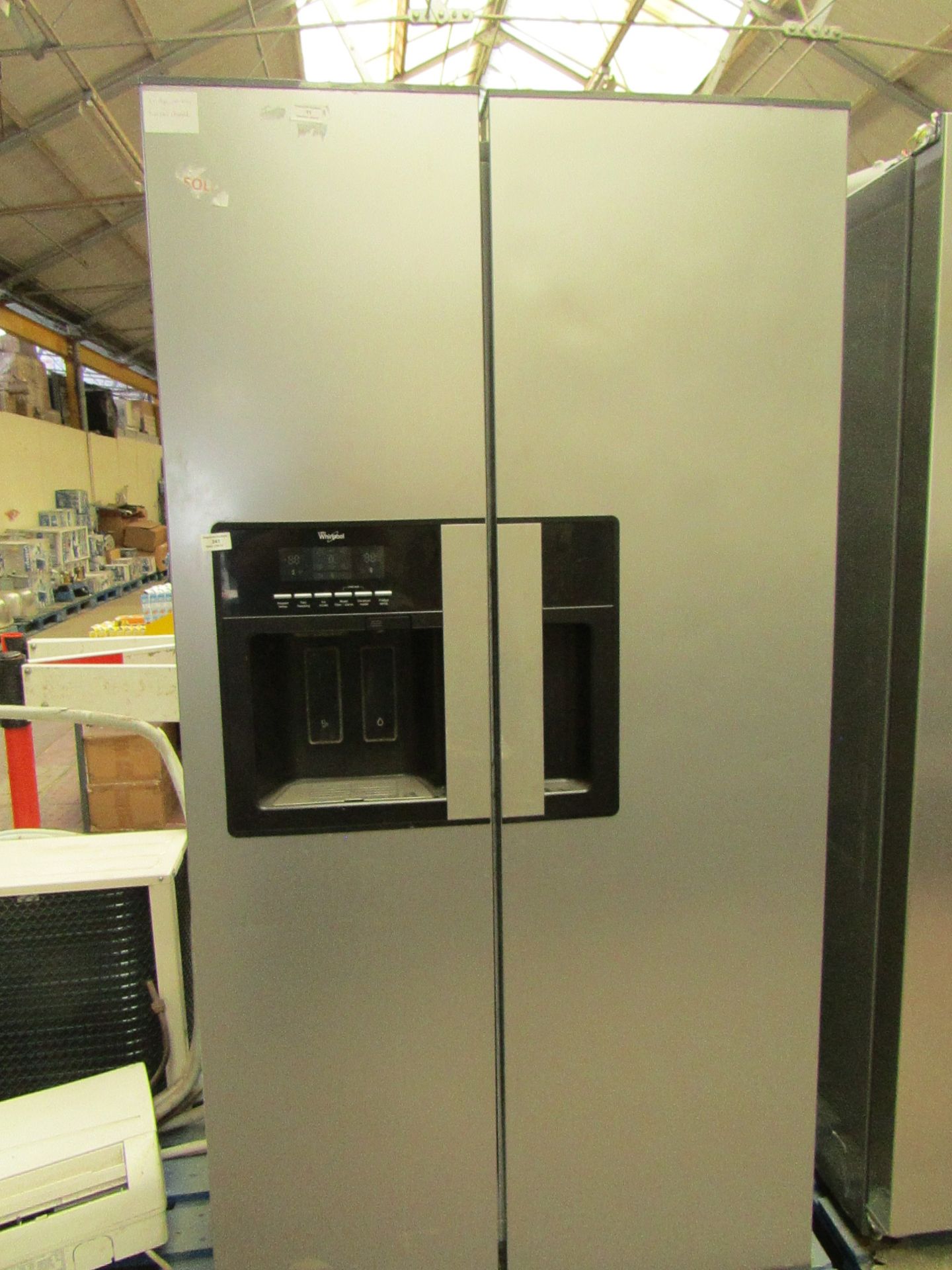 Whirlpool fridge freezer, fridge is tested working however the freezer is not.