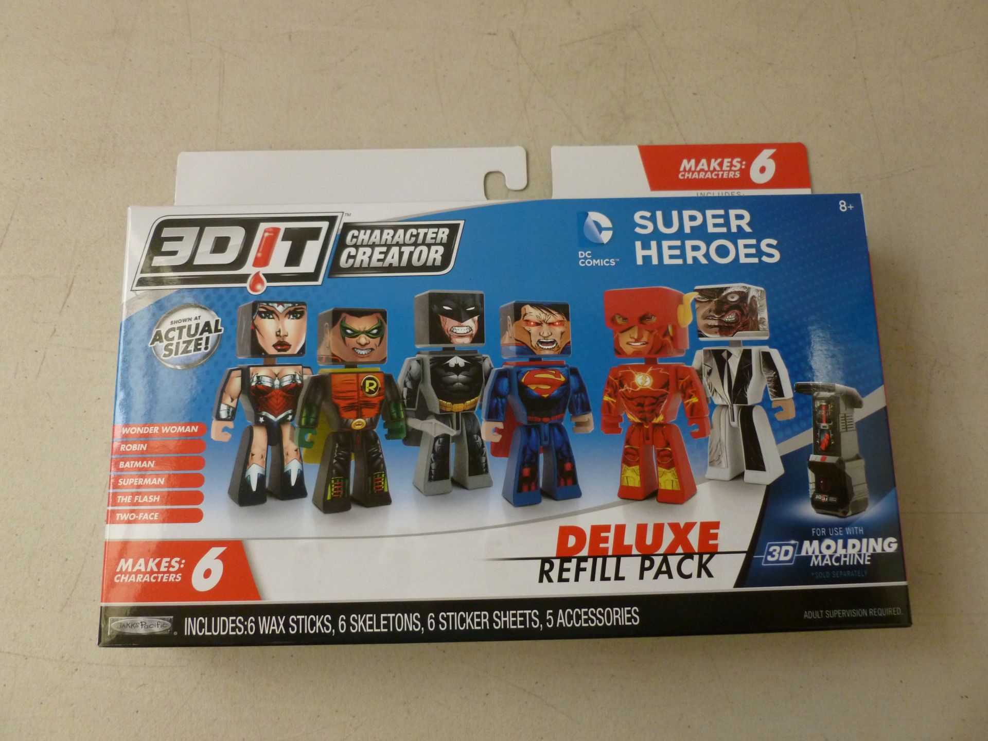 5x 3D It character creator sets, all new and boxed.