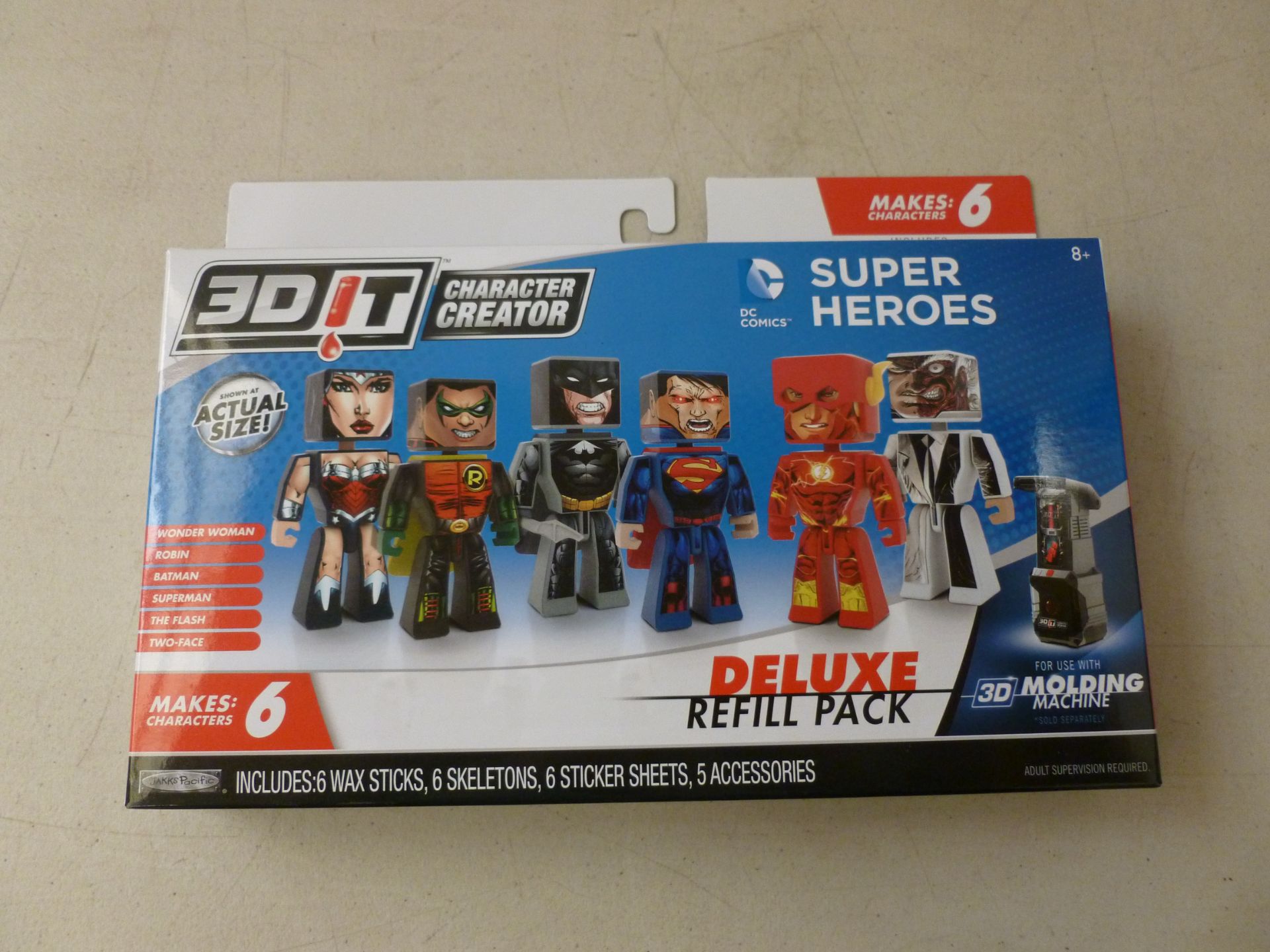 5x 3D It character creator sets, all new and boxed.