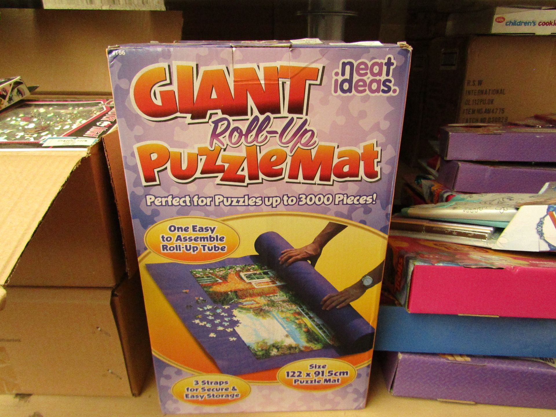 2x Giant roll up puzzle mat, new and boxed.