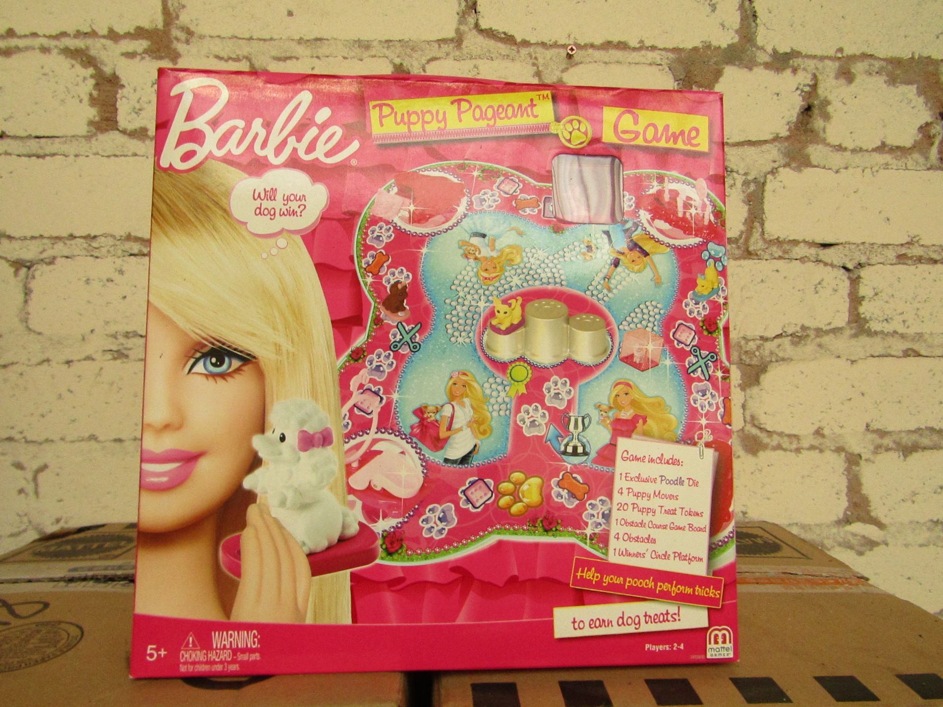 Barbie puppy pageant game, new and boxed.