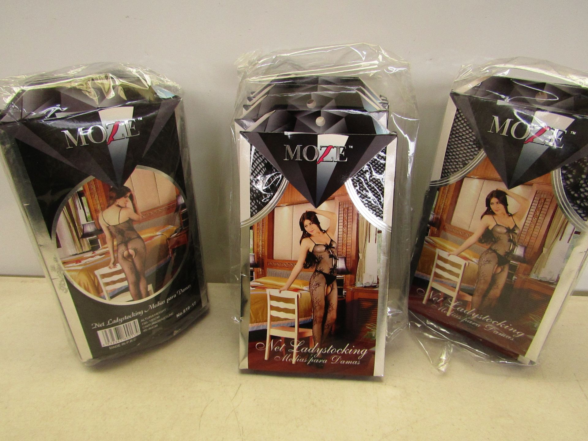 5 X Packs of 6 Net Ladystockings size height 150-185 CM waistline 45-80 CM all new in packaging