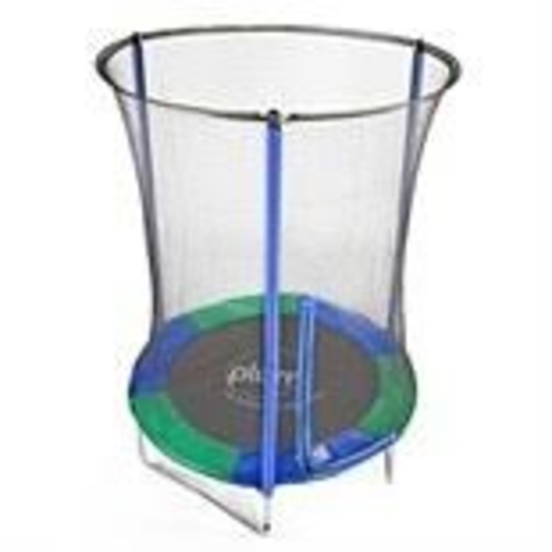 Plum Junior Trampoline and Enclosure-reversible, brand new and boxed, please note colours may vary