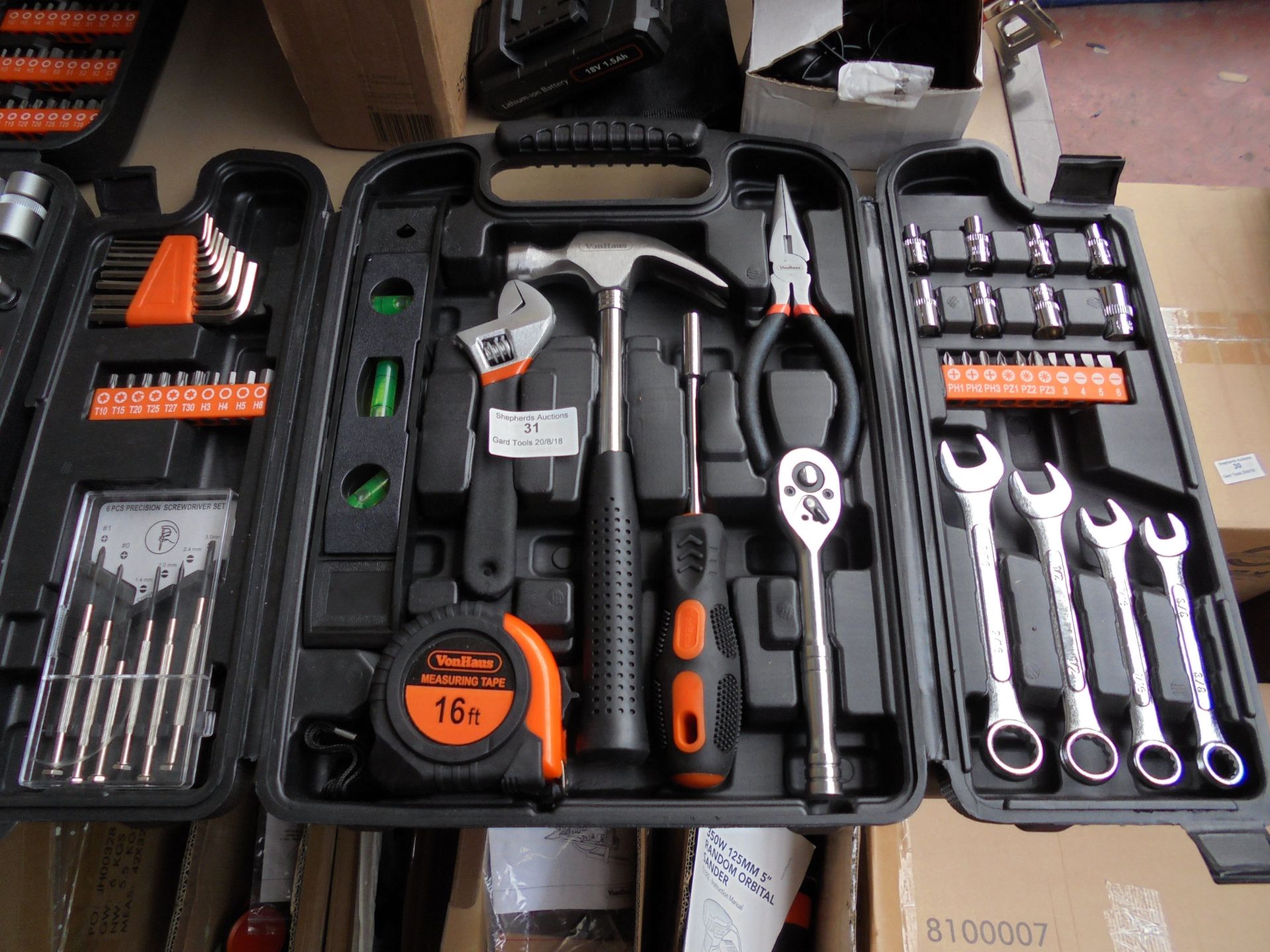 Tool piece set in carry case Please note by Bidding on this item you agree to the following terms