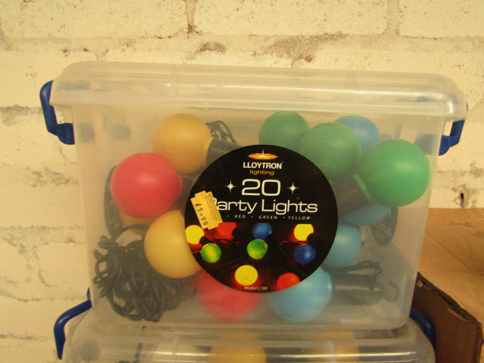 Tub od Llytron 20 Party Lights, new.