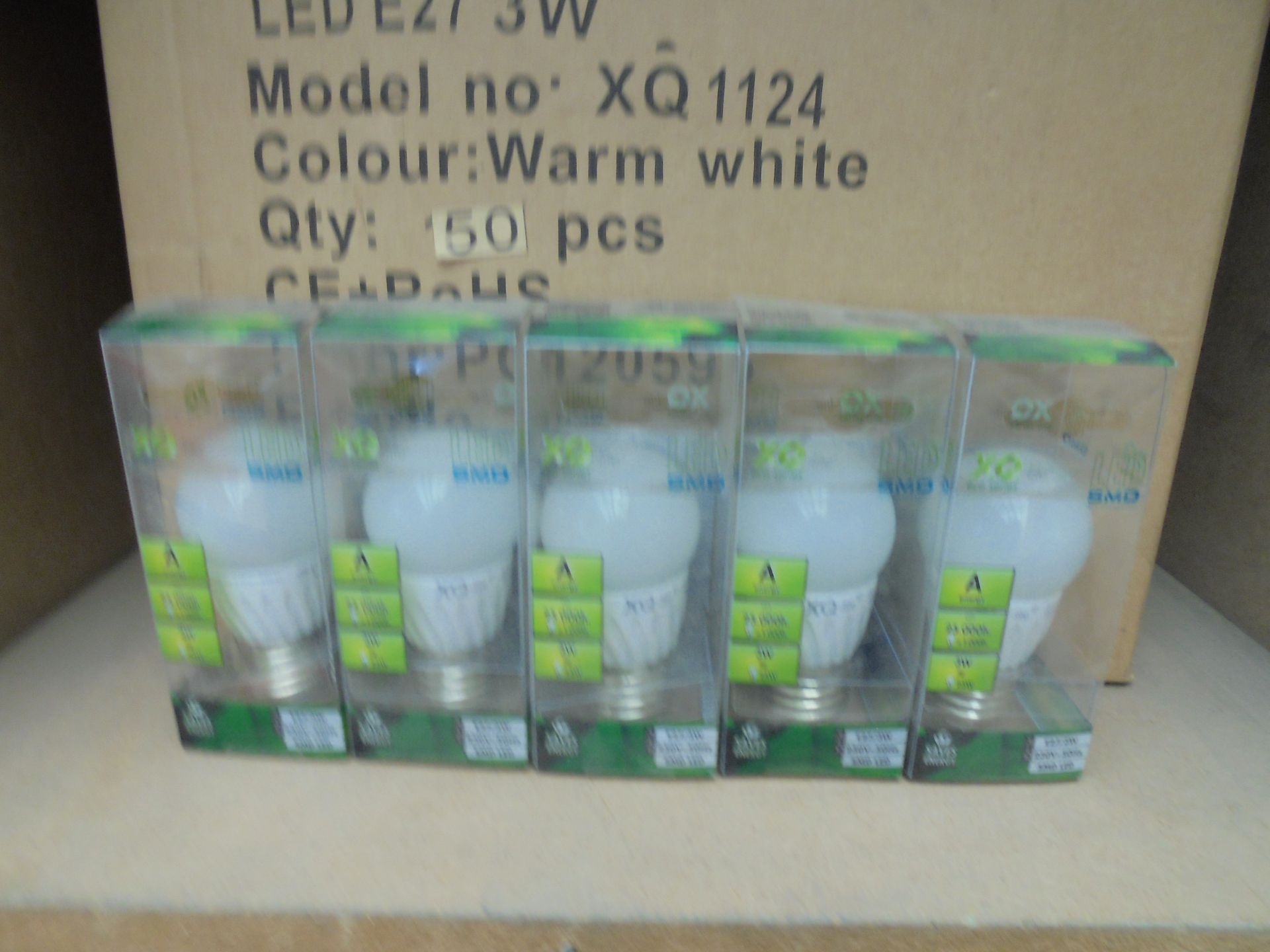 10x XQ Lite LED 2w warm white light bulb, all brand new and packaged.